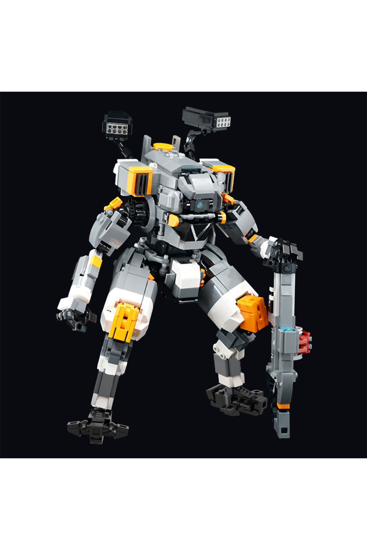 BuildMoc-Titanfall Vanguard-Class FS-1041 Robot Building Blocks Set Titan Mecha Game Bricks Toys ... 4