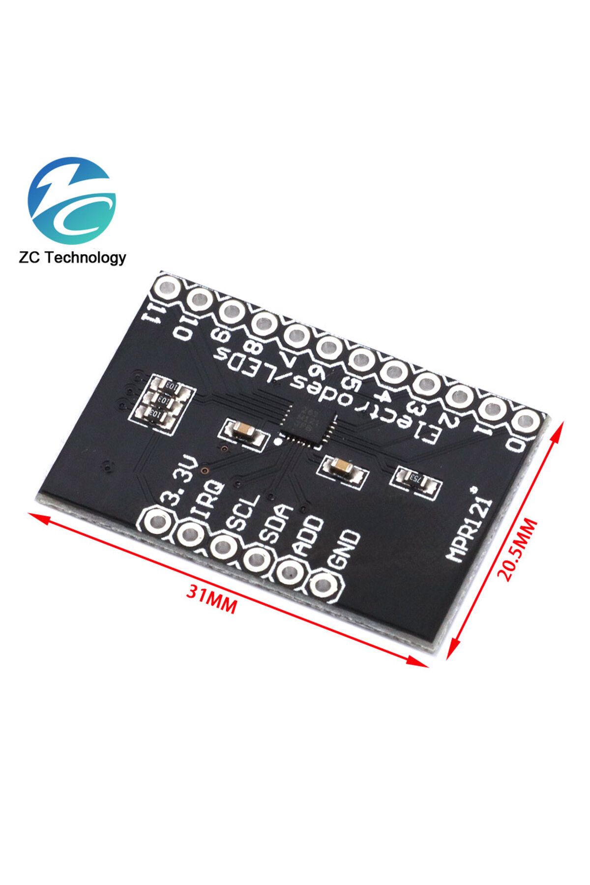 Choice-MPR121 Breakout V12 Capacitive Touch Sensor Controller Module I2C Interface keyboard Development ... 6