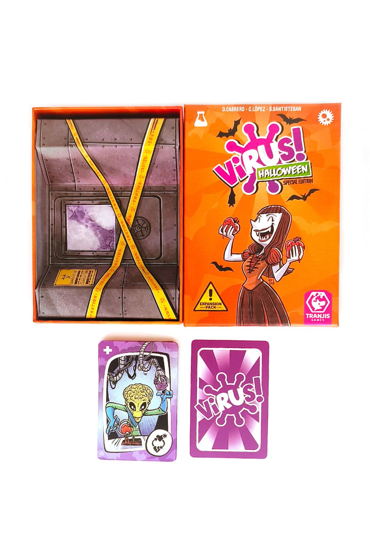 Choice-Tranjis Games - Virus! -Card game-The Most Contagious Game. Spanish edition. + 8 years virus 3 4