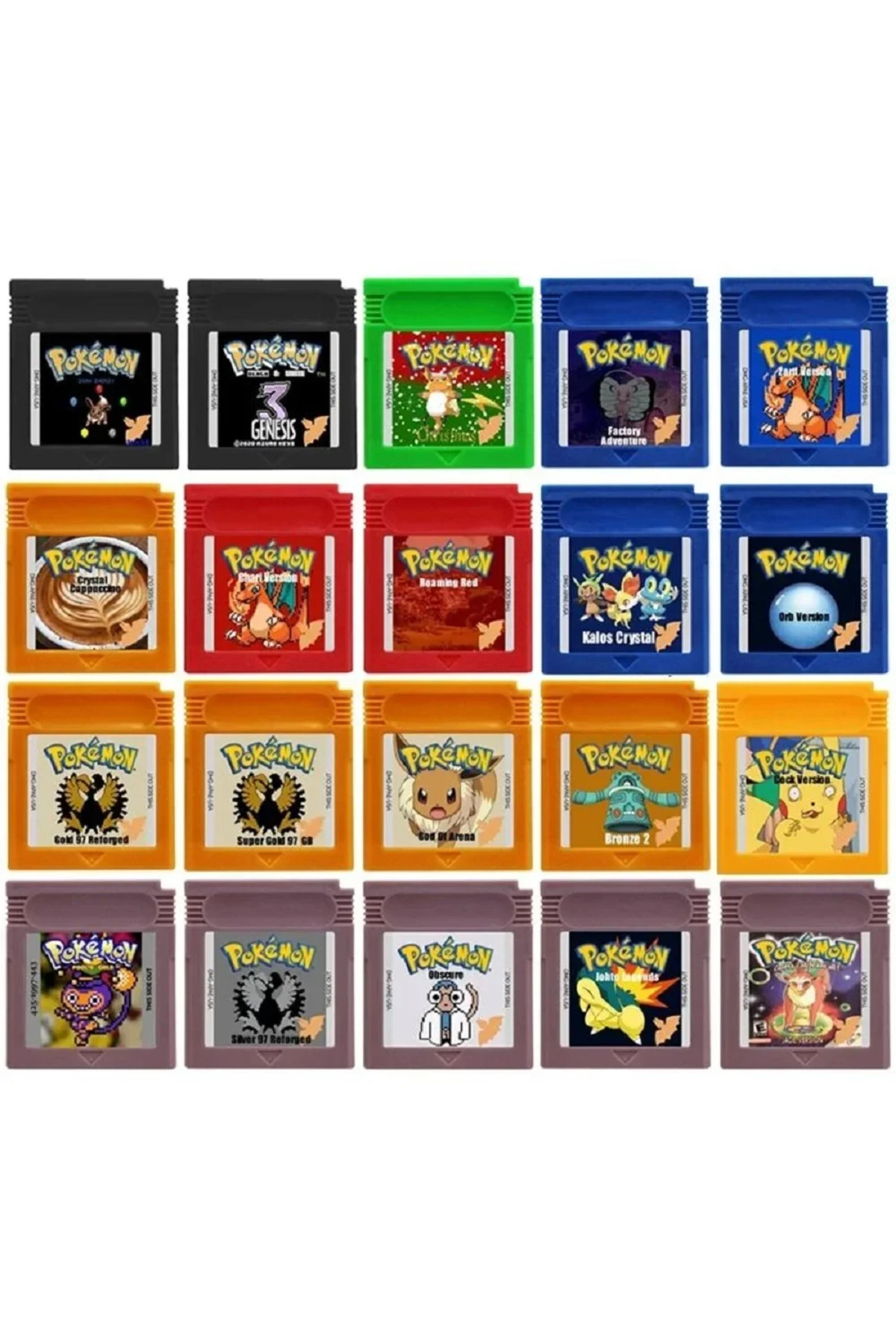 Choice-Pokemon GBC Card 16 Bit Video Game Cartridge Console Card For Gameboy Color Classic Game Collect ... 2
