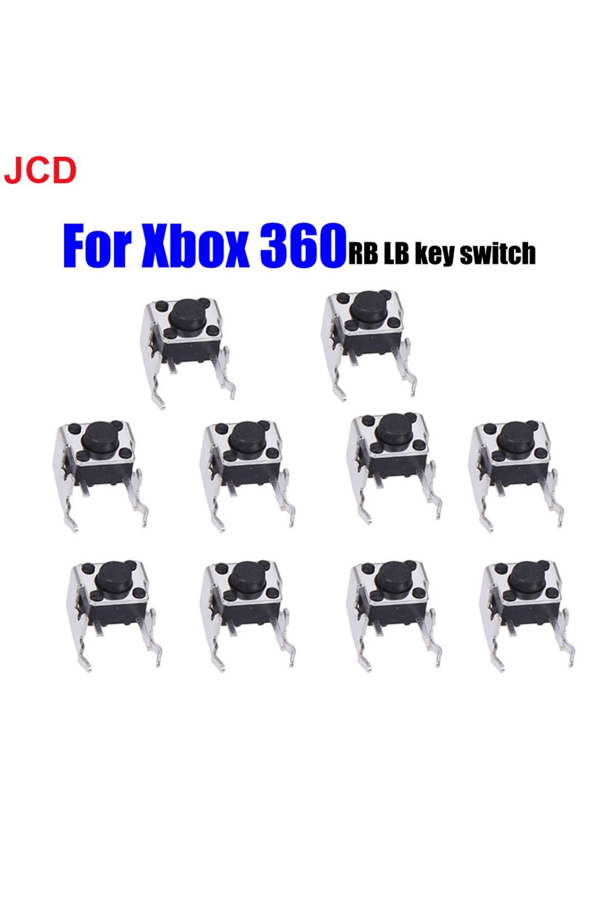 JCD-10 /20 pcs For Microsoft Xbox 360 Controller RB LB Bumper Button Switch Repair Parts Kits For... 3