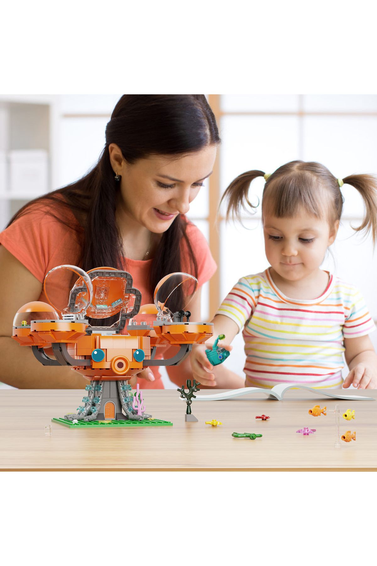 BuildMoc-Octopod Castle Model Kit Building Blocks Ocean The Octonauts Bricks Octo-pod Constructor Kids Toy... 7