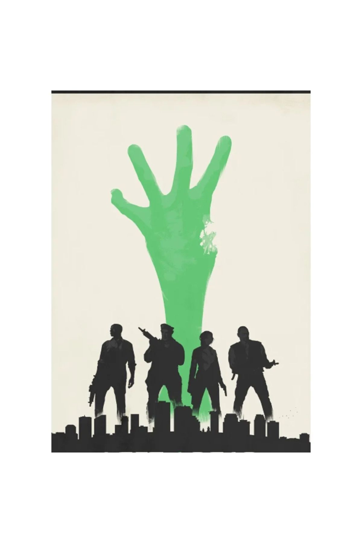 Choice-1pc Game-Left 4 Dead Poster Art Poster Waterproof Paper Sticker Coffee House Bar Room Wall Decor 8