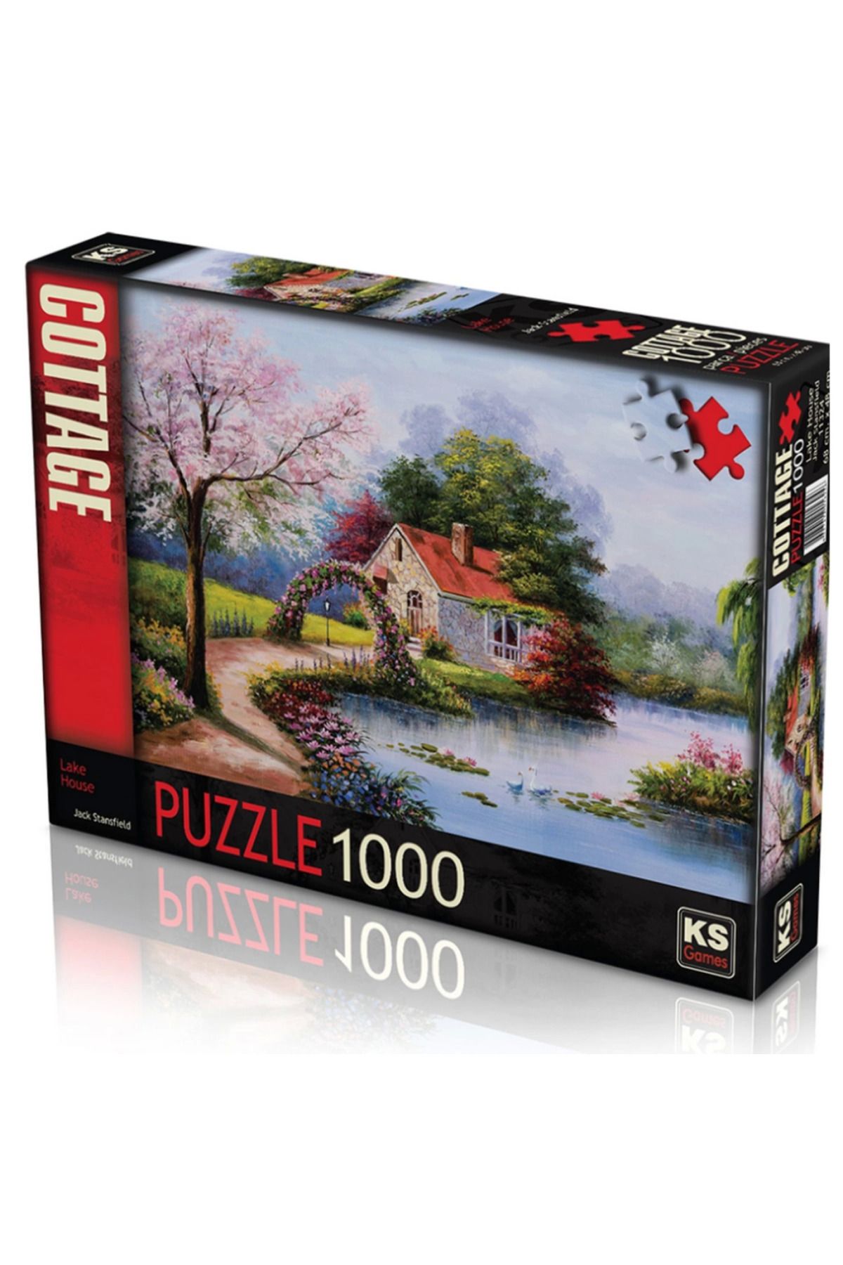 gcaksesuar Nessiworld KS Games Lake House Puzzle 1000 Parça 20782