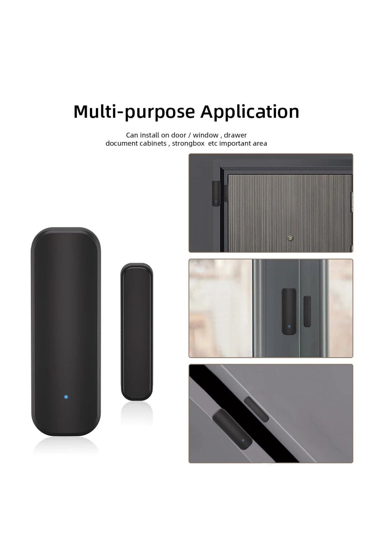 Choice-Tuya WiFi/ZigBee Door Window Sensor Smart Home Wireless Door Open Close Detectors APP Remote Alar... 4
