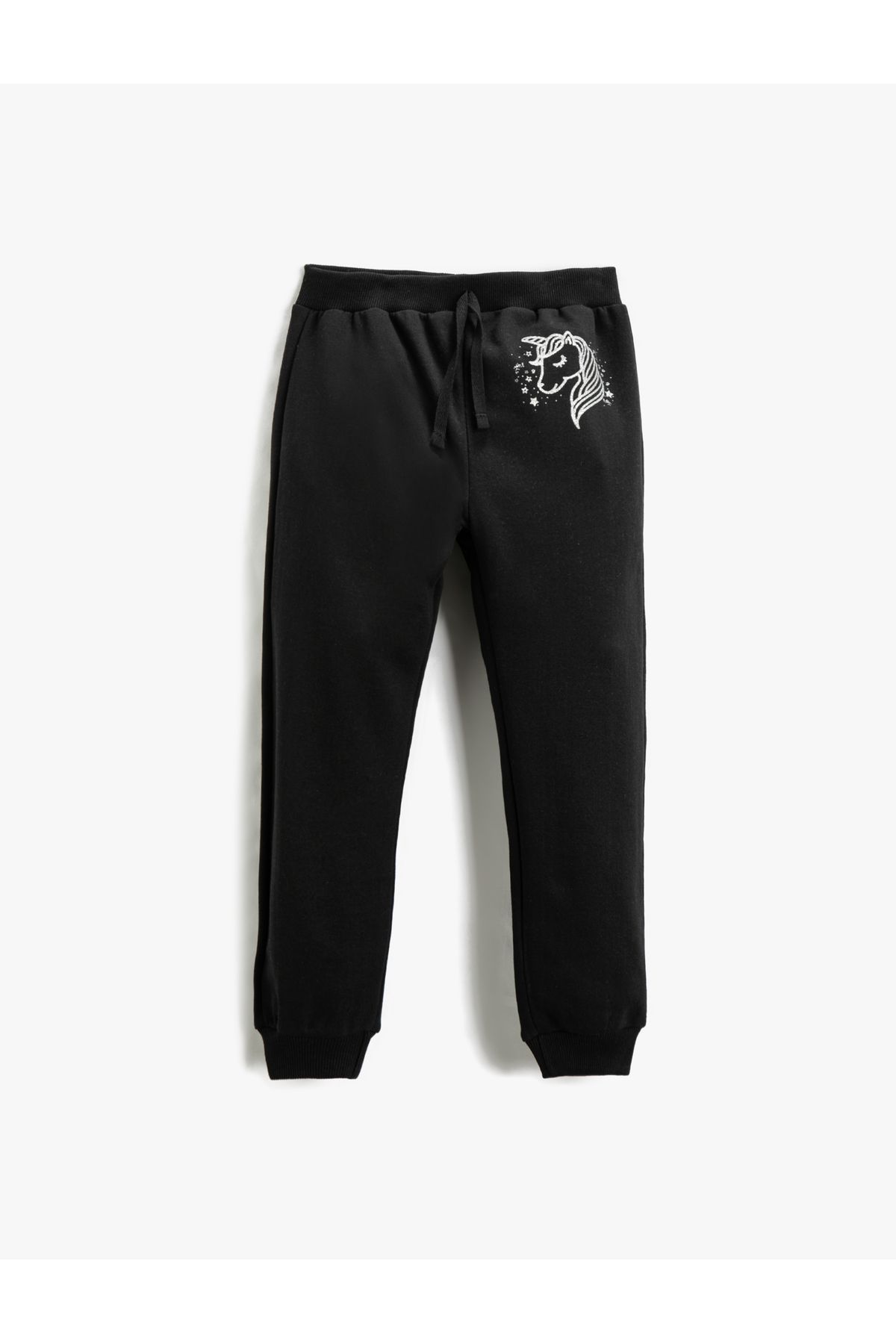 Koton-Unicorn Printed Jogger Sweatpants with Elastic Waist 1