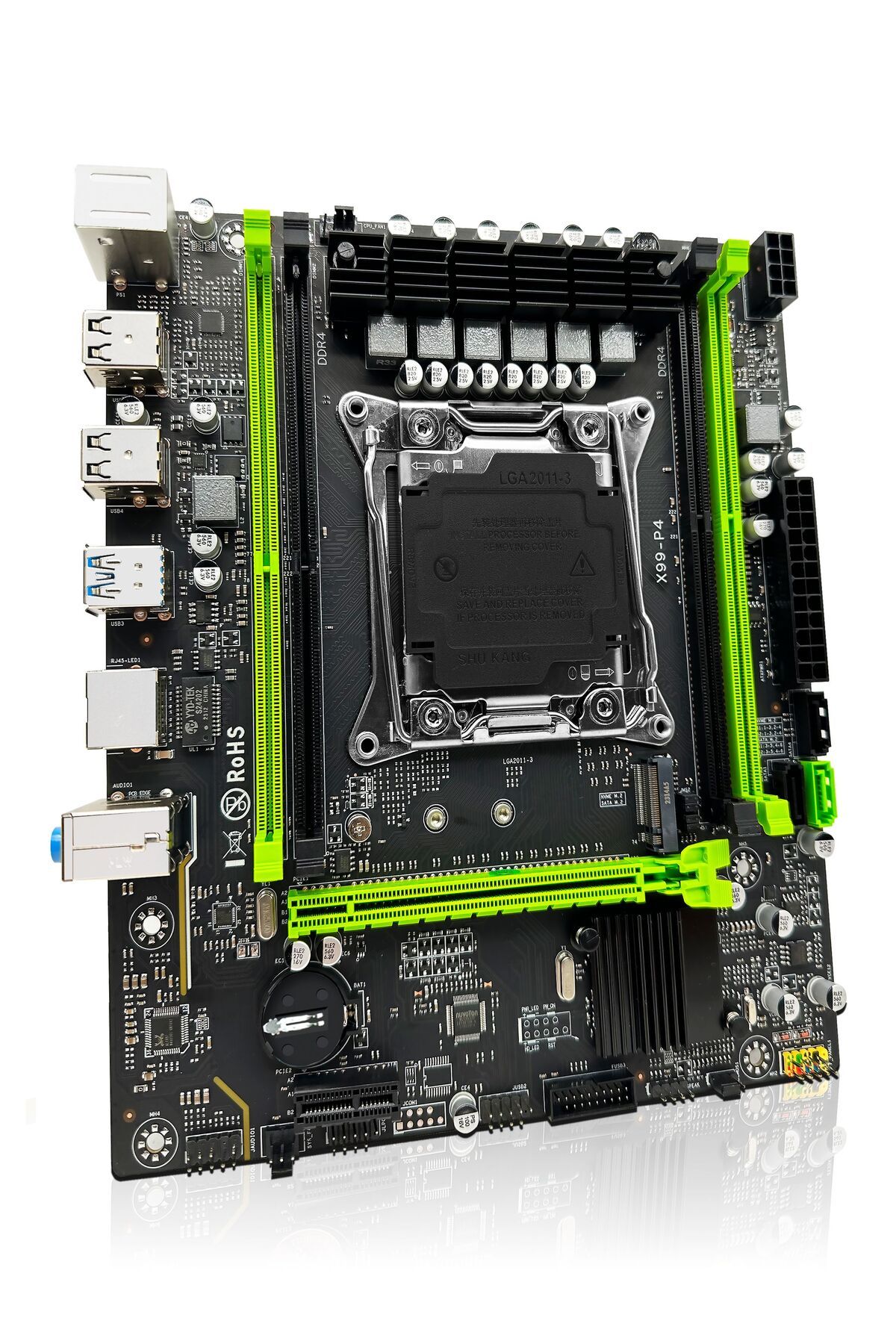 ZSUS-X99 P4 Motherboard Set Kit With Intel LGA2011-3 Xeon E5 2630 V4 CPU DDR4 16GB  (1*16GB) 2133... 8