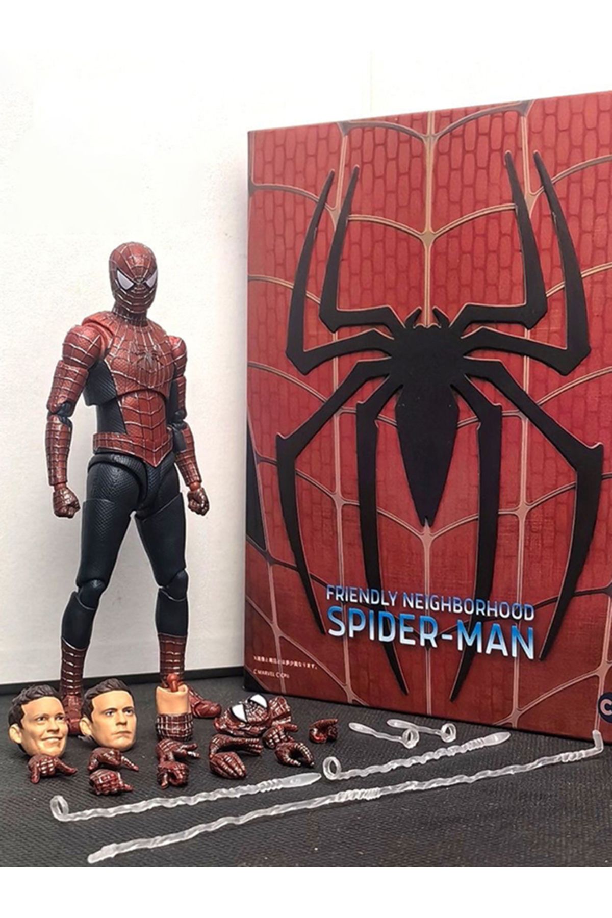 Choice-14cm Spiderman Peter Parker Spider-Man 2 Tobey Maguire Action Figures Anime Shf Movable Joint Mod... 8
