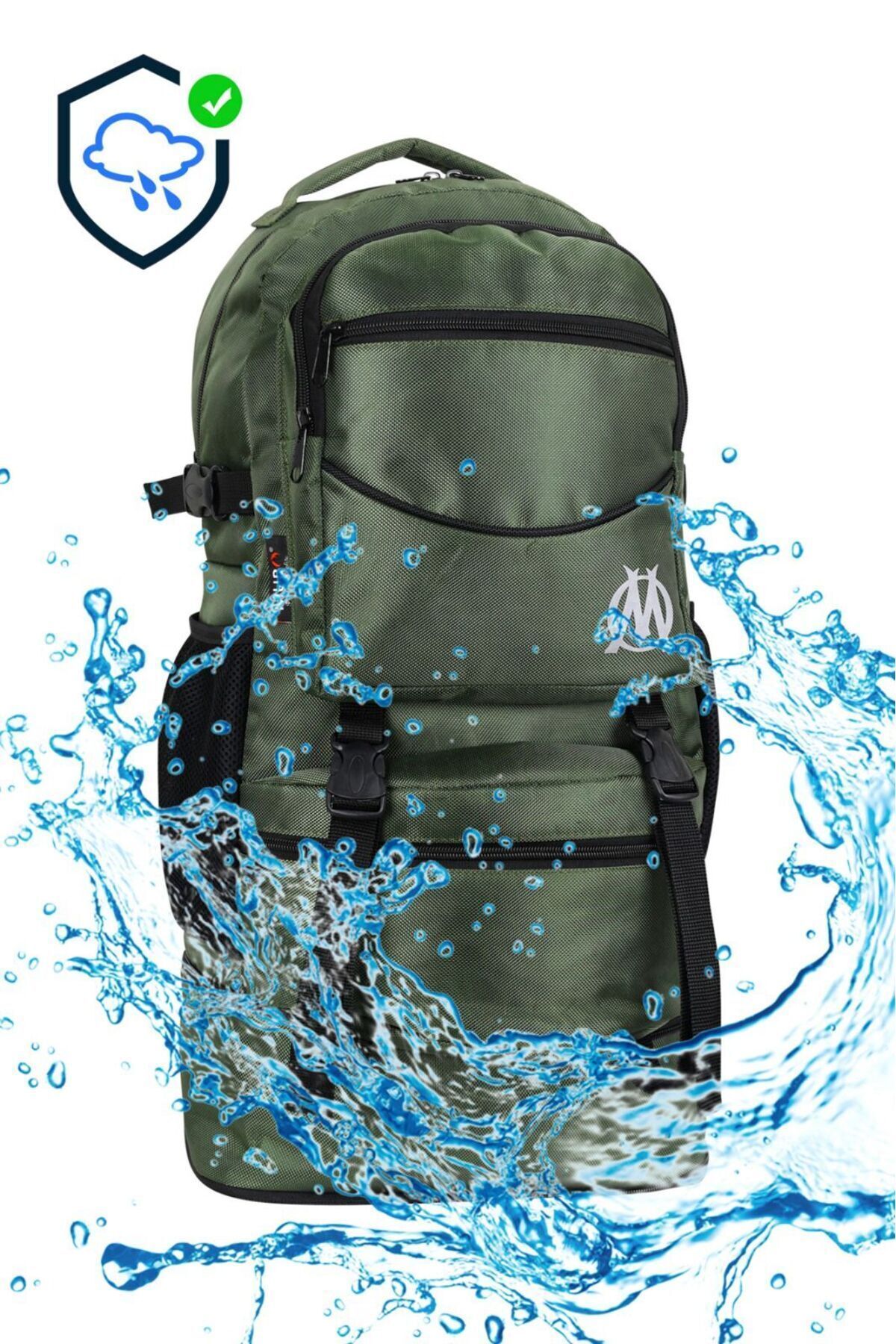 MUBO-55 Lt Extra Volume Waterproof Gusseted Backpack - Travel, Mountaineer, Trekking 6