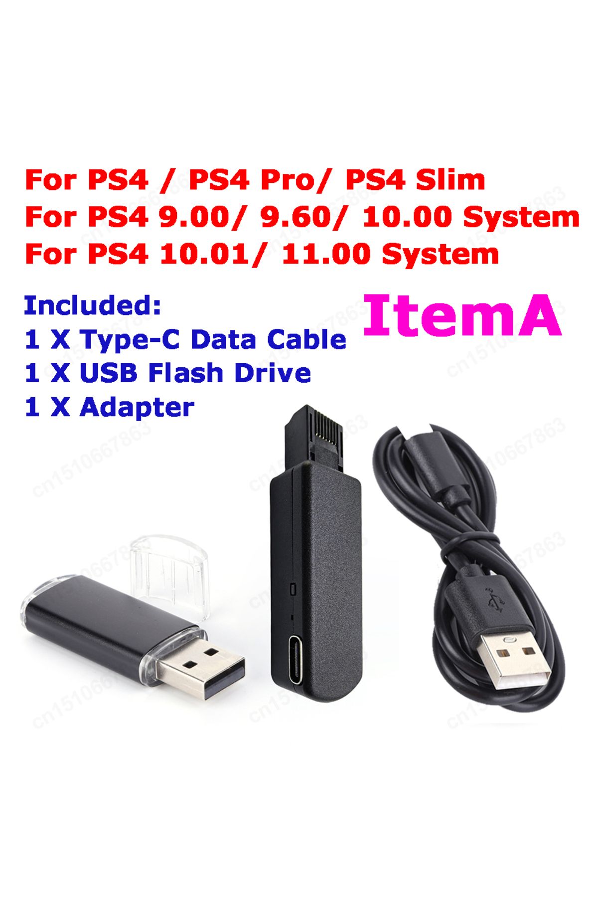 Shunmaii-One-Key JB Tool Mod Set USB Dongle with Cable Game Modification Kit  For PS4 Pro/ PS4 Slim/ PS4 9... 1