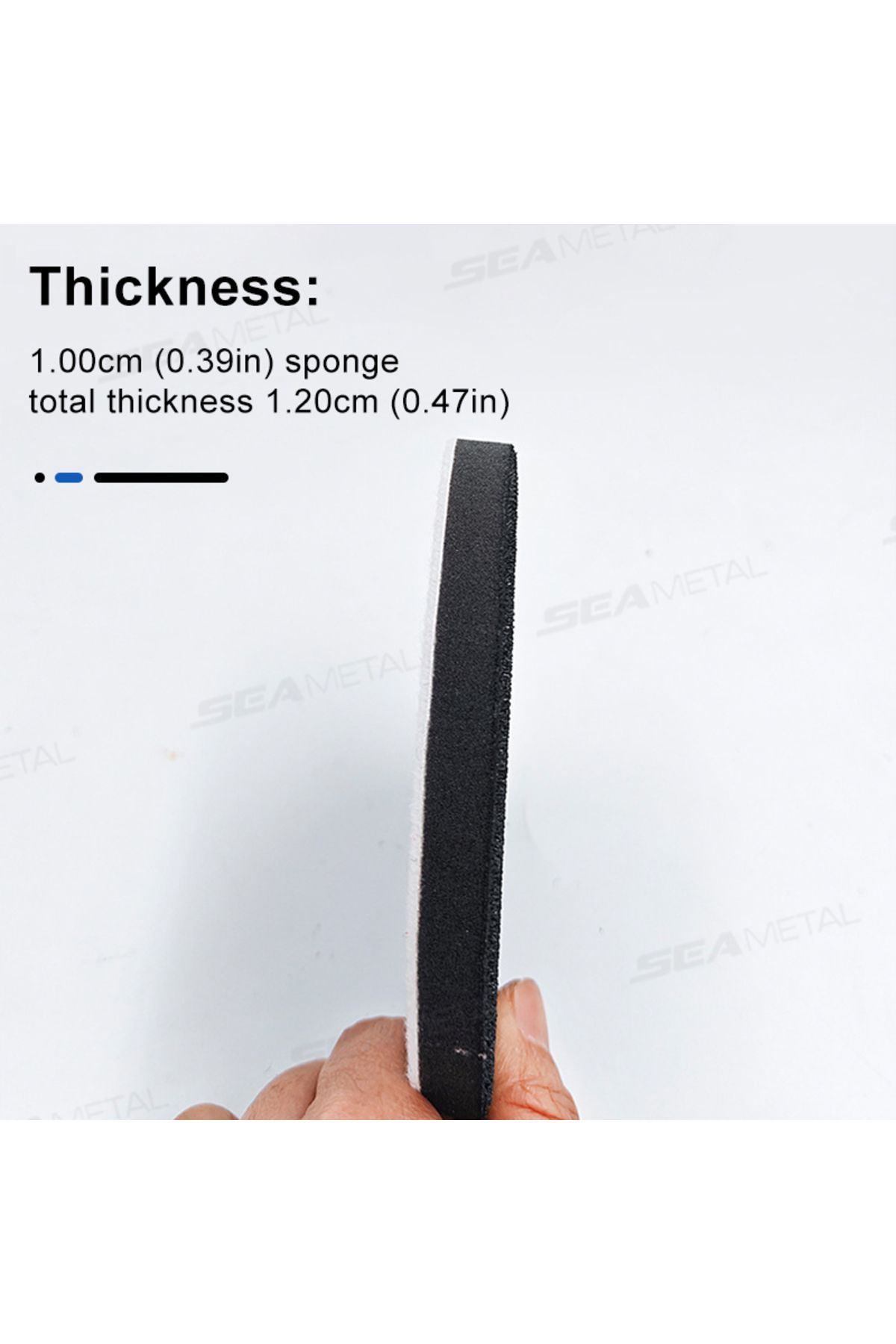 Choice-Seametal 2pcs Interface Pad 5 Inch 8 Holes Hook And Loop Soft Sponge Cushion Buffer Pads For Sand... 4