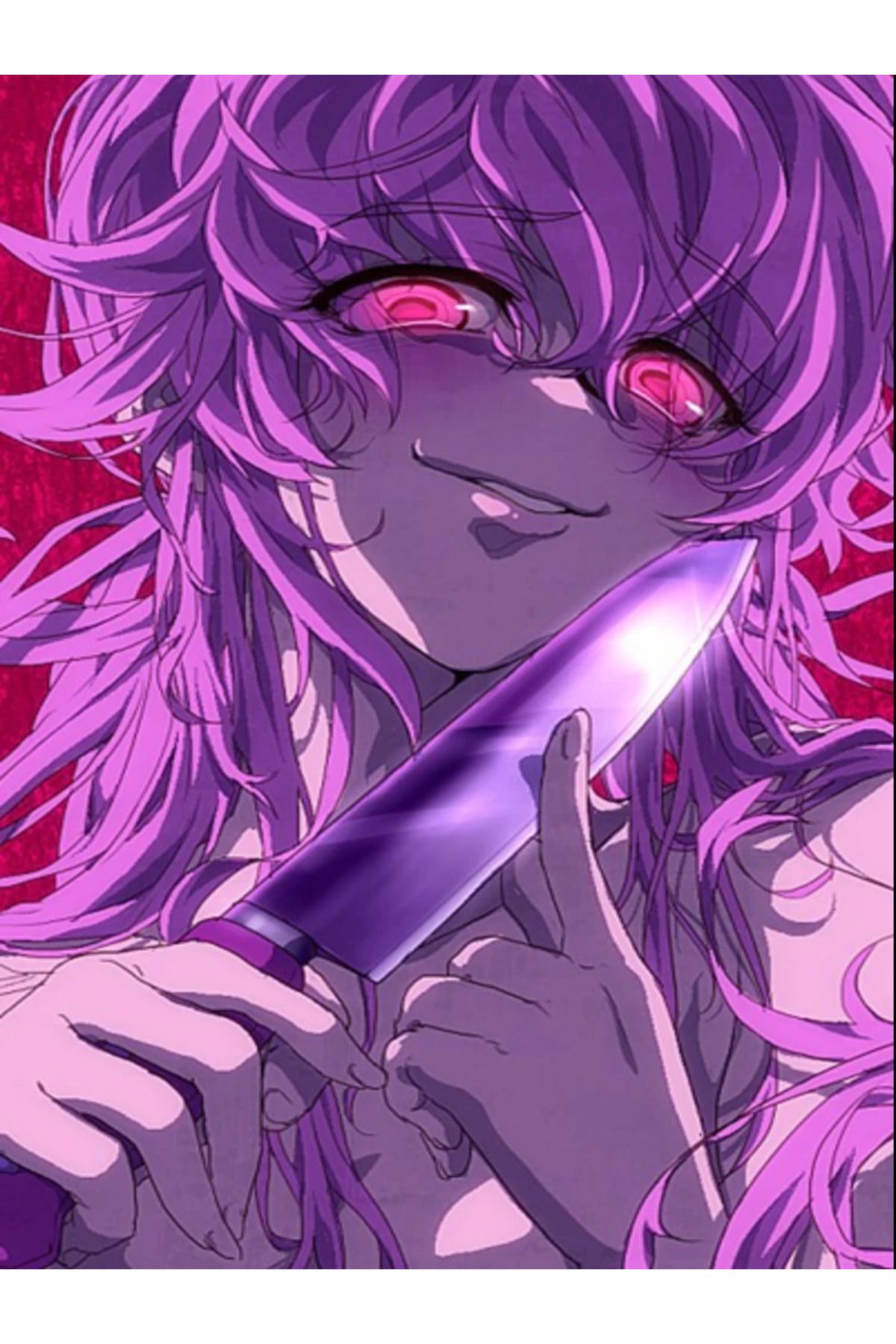 KAYOU-1pc Yuno Gasai Future Diary Anime Poster HD Posters Home Room Bar Cafe Decor Art Wall Painting Pi... 8