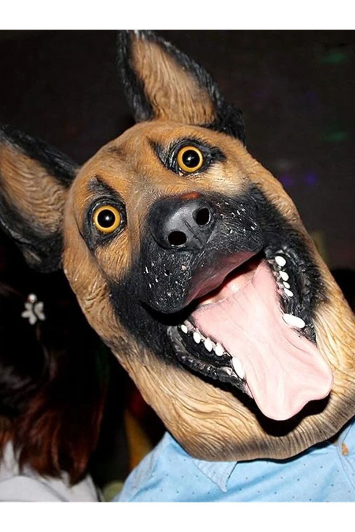 Choice-Dog Head Mask Halloween Party Dog Costume Masks Mask Super Bowl Underdog Costume Latex Animal Hea... 8