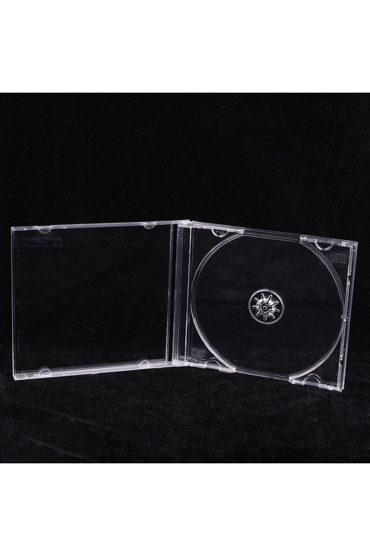 Choice-1PC Empty CD Case Standard Disc Storage Box Transparent Bottom CD Box PP Plastic CD Case CD Case ... 1