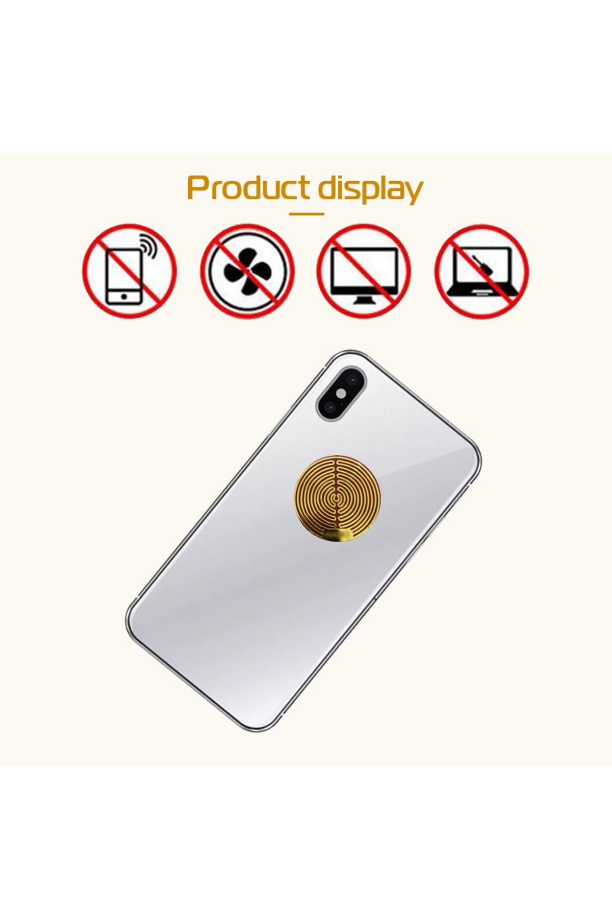 Choice-Emf Protection 1 Pc Emf Protection Anti-radiation Stickers Cell Phone Shields For Smart Phone Laptop 6