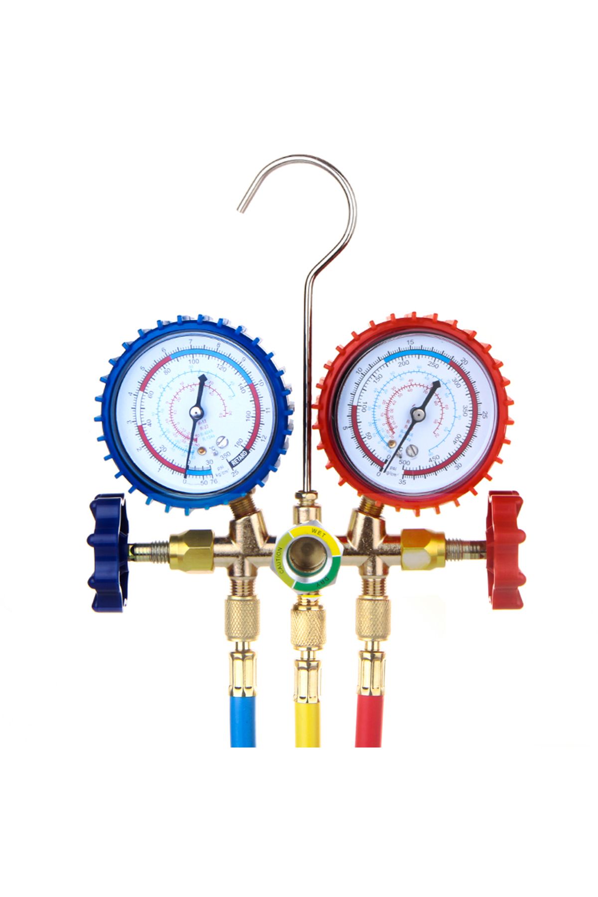 Choice R32 R410a 3 Way AC Diagnostic Manifold Gauge Set for Freon