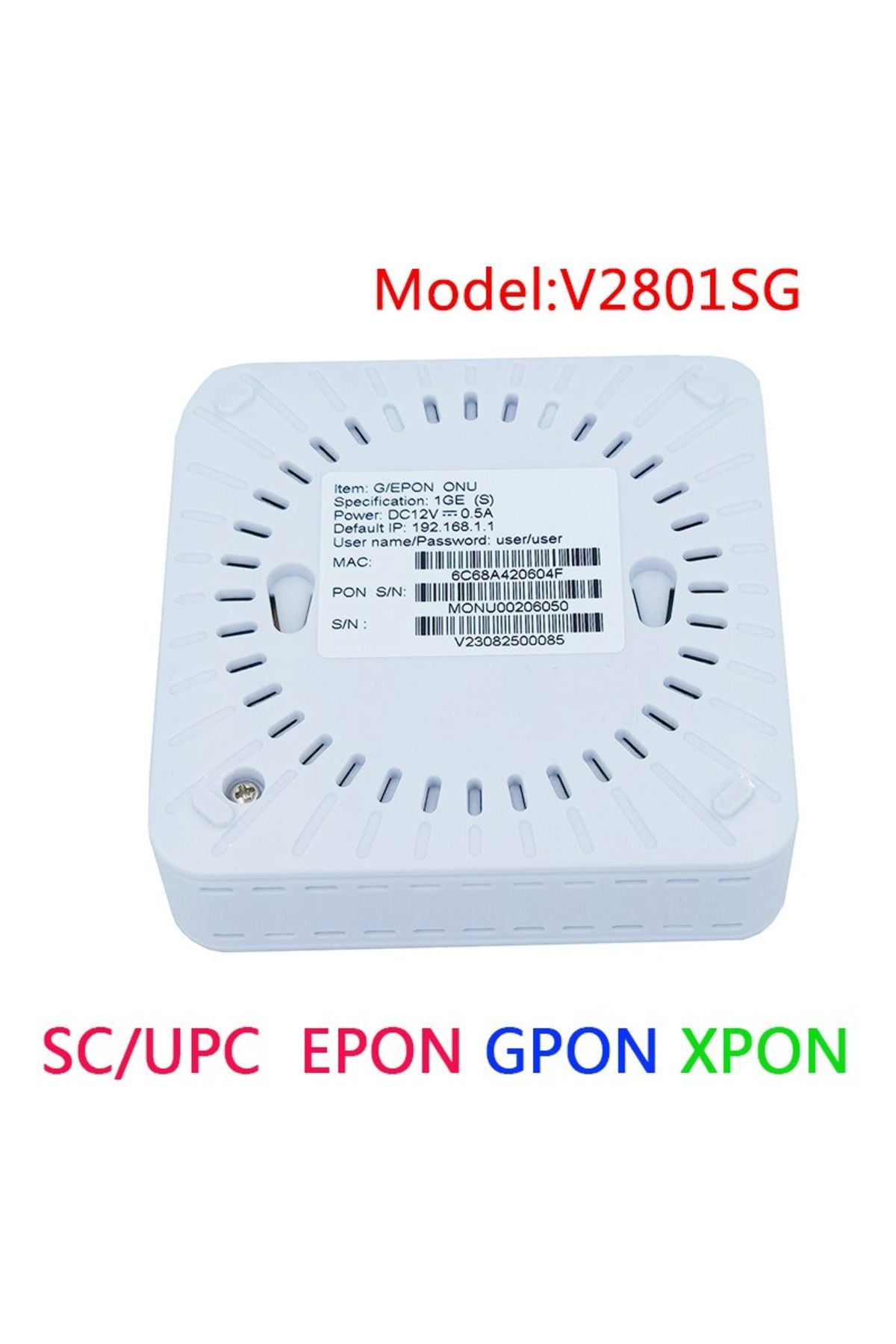 tapirapeco-VSOL ONT VS2801SG GPON Epon XPON FTTH Onu Modem 1GE terminal PPPOE ZTE chip VS2801SE Bridge Route... 5