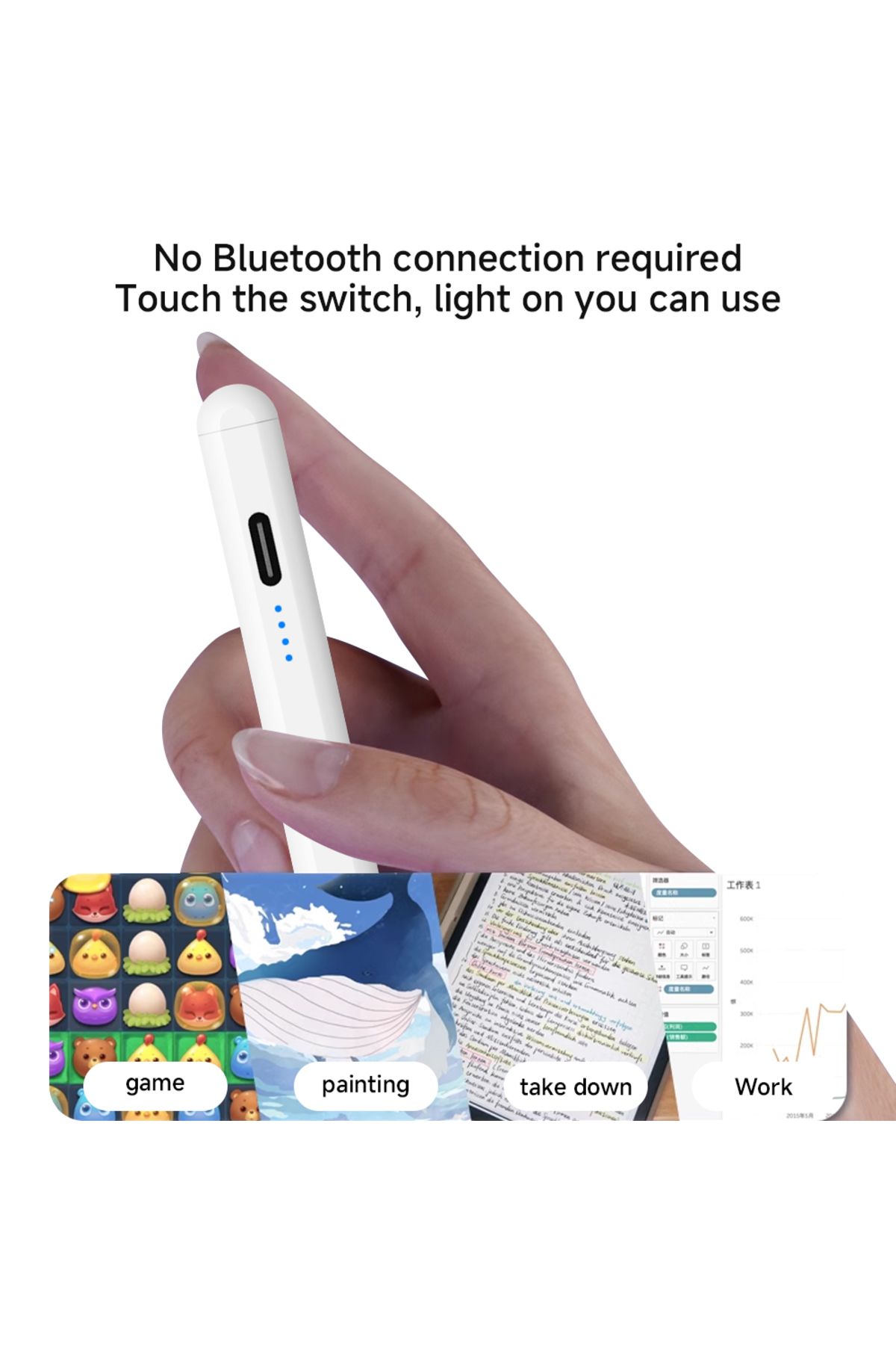 Choice-Universal Stylus Android IOS Windows Stylus IPad Apple Pencil Tablet Features A Magnetic Attachme... 6
