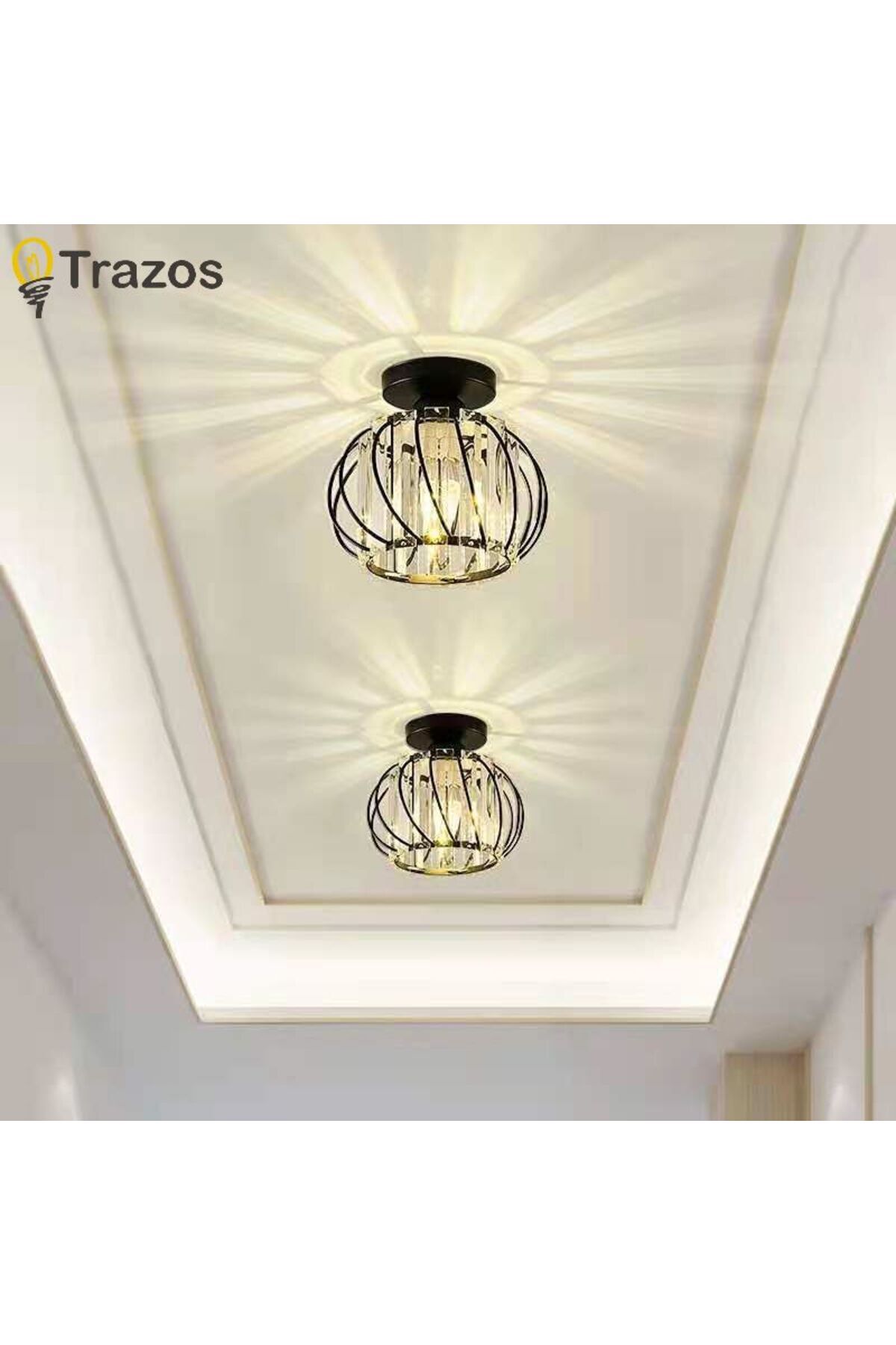 Choice-Led Crystal Aisle Light Corridor Light Simple Modern Simple Small Ceiling Light Creative Nordic B... 7