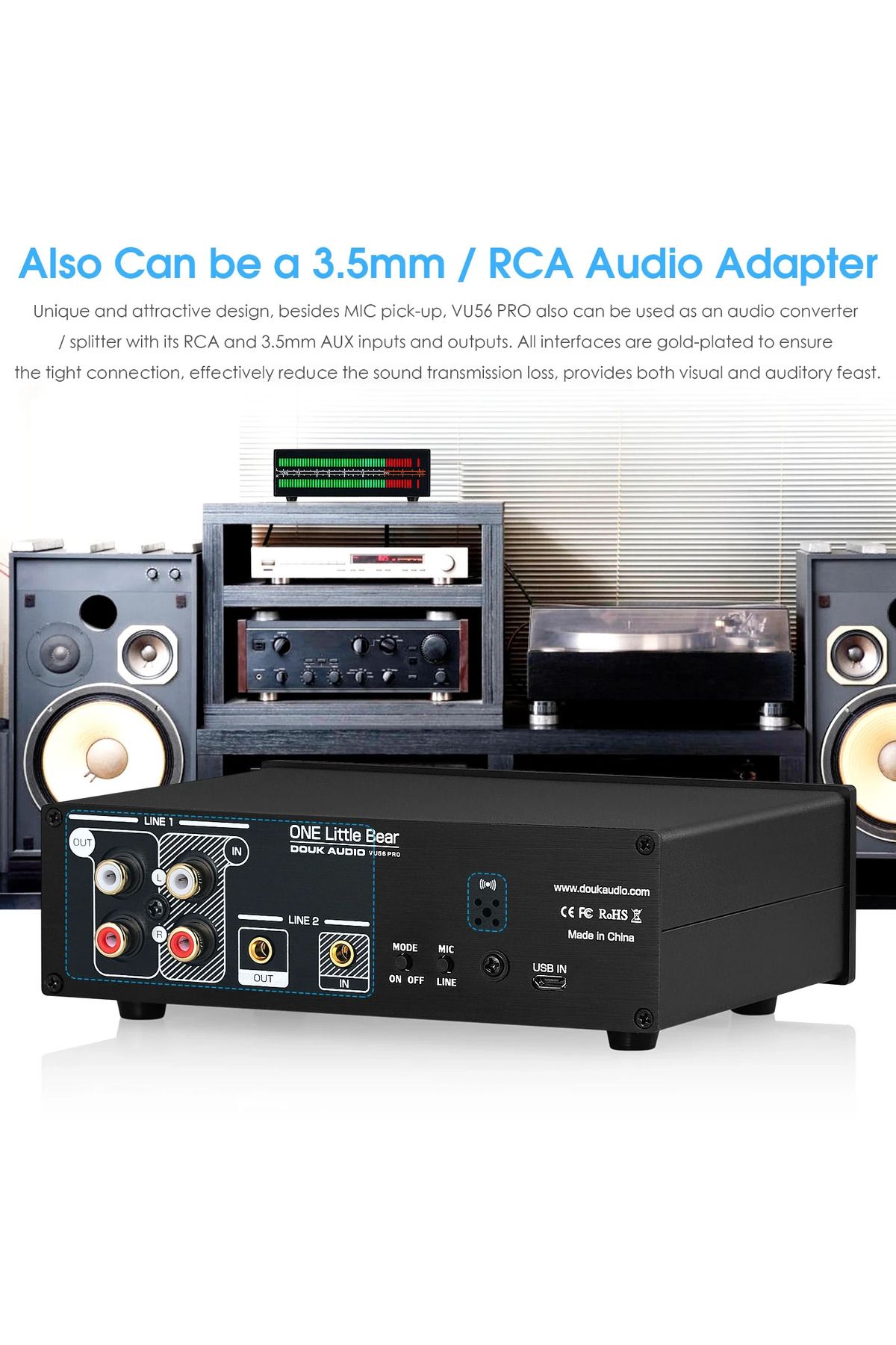 Choice-HiFi 112 Bit LED Sound Level Meter MIC+LINE Music Spectrum Visualizer Audio Analyzer Display Ster... 5