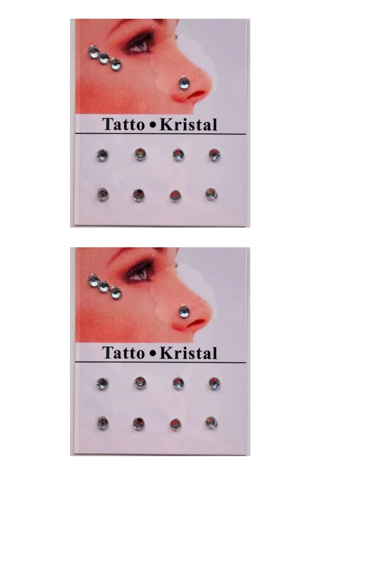 EmFa-Face Stone Crystal - Nose, Body Stone, Tattoo Makeup Stone, Adhesive, 24 Pieces 2