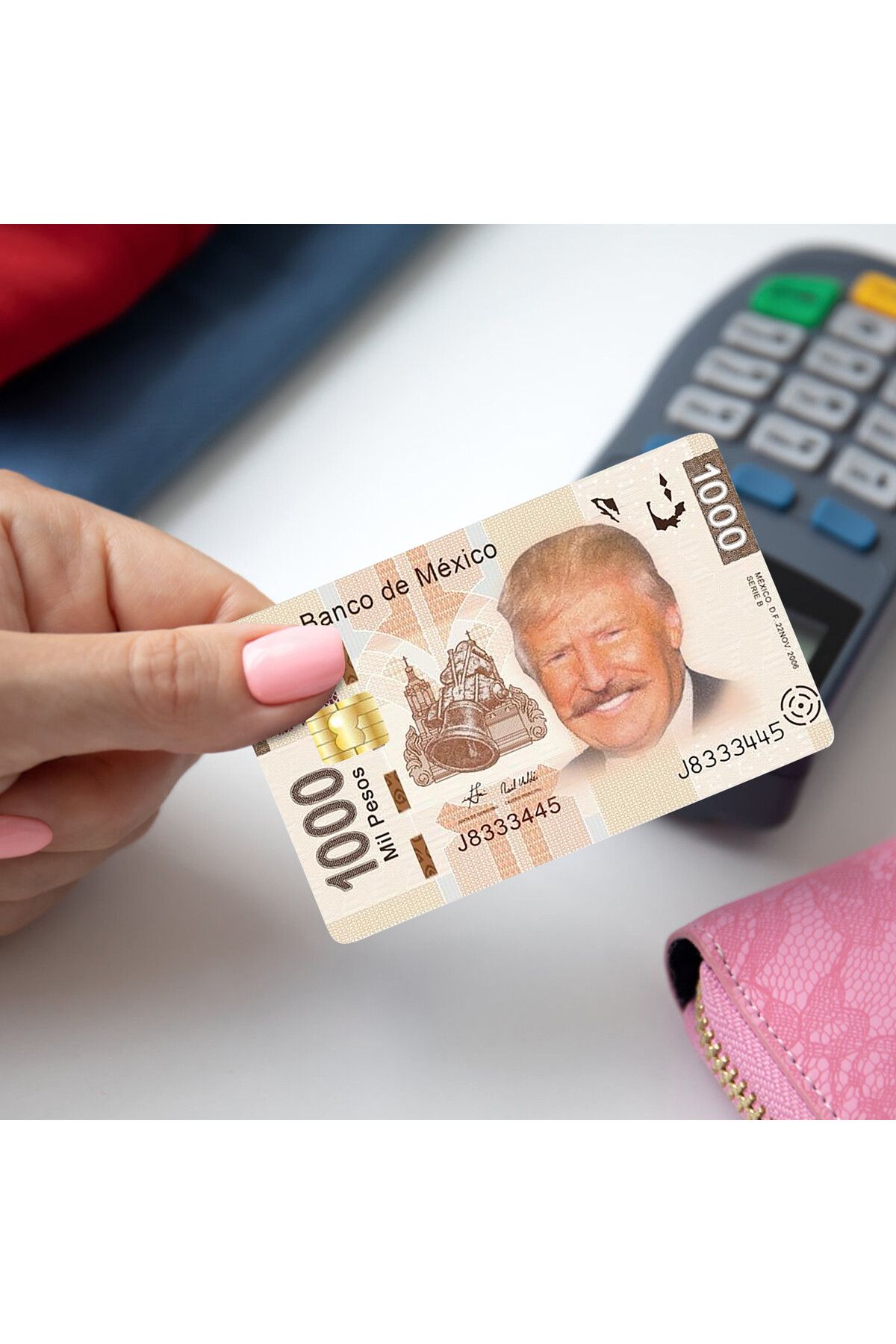 Choice-Magic Trump Funny Matte Hentai Money Blockbuster Stonks Credit Card Debit Card Skin Case Tape Sti... 5