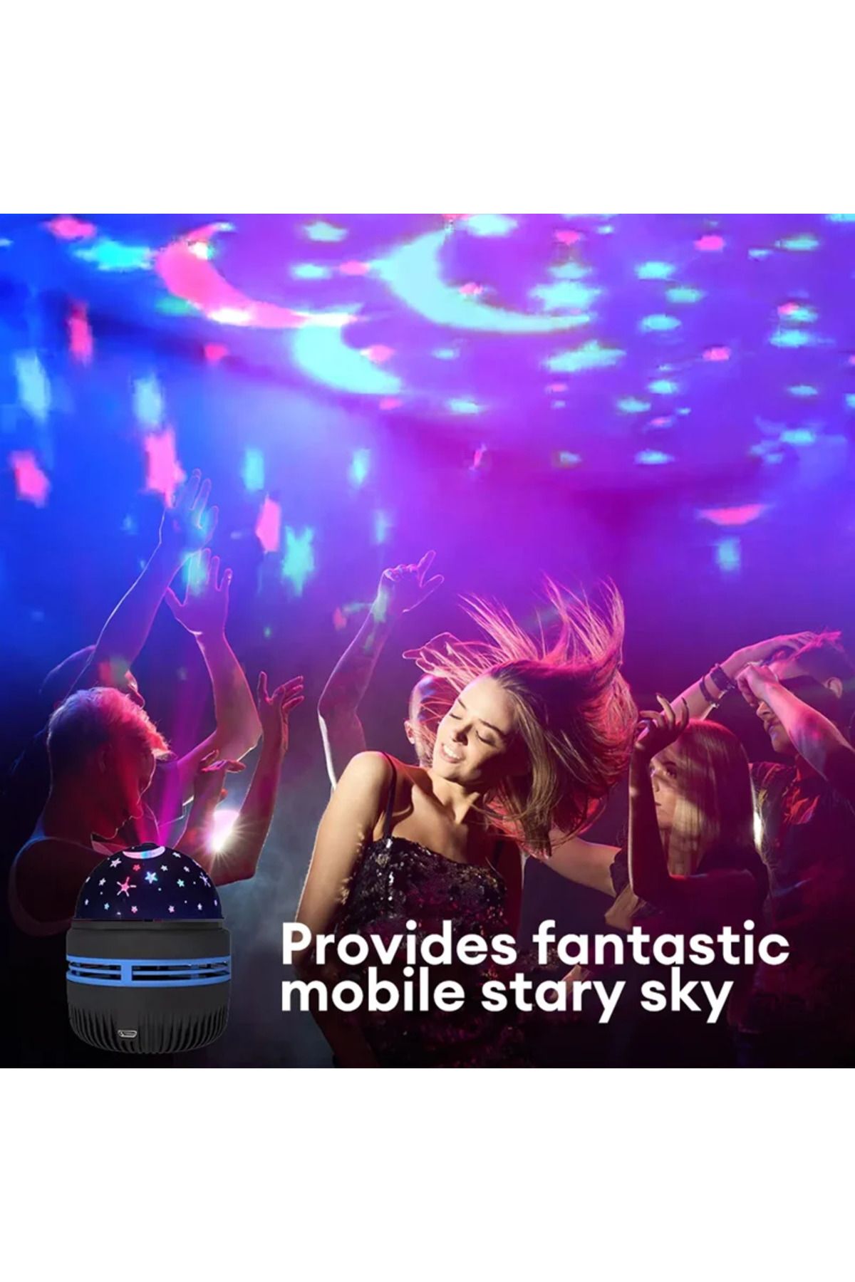 Choice-Mini NightLights LED Starry Sky Galaxy Projector USB 5V RGB For Home Room Decor Birthday Light St... 6