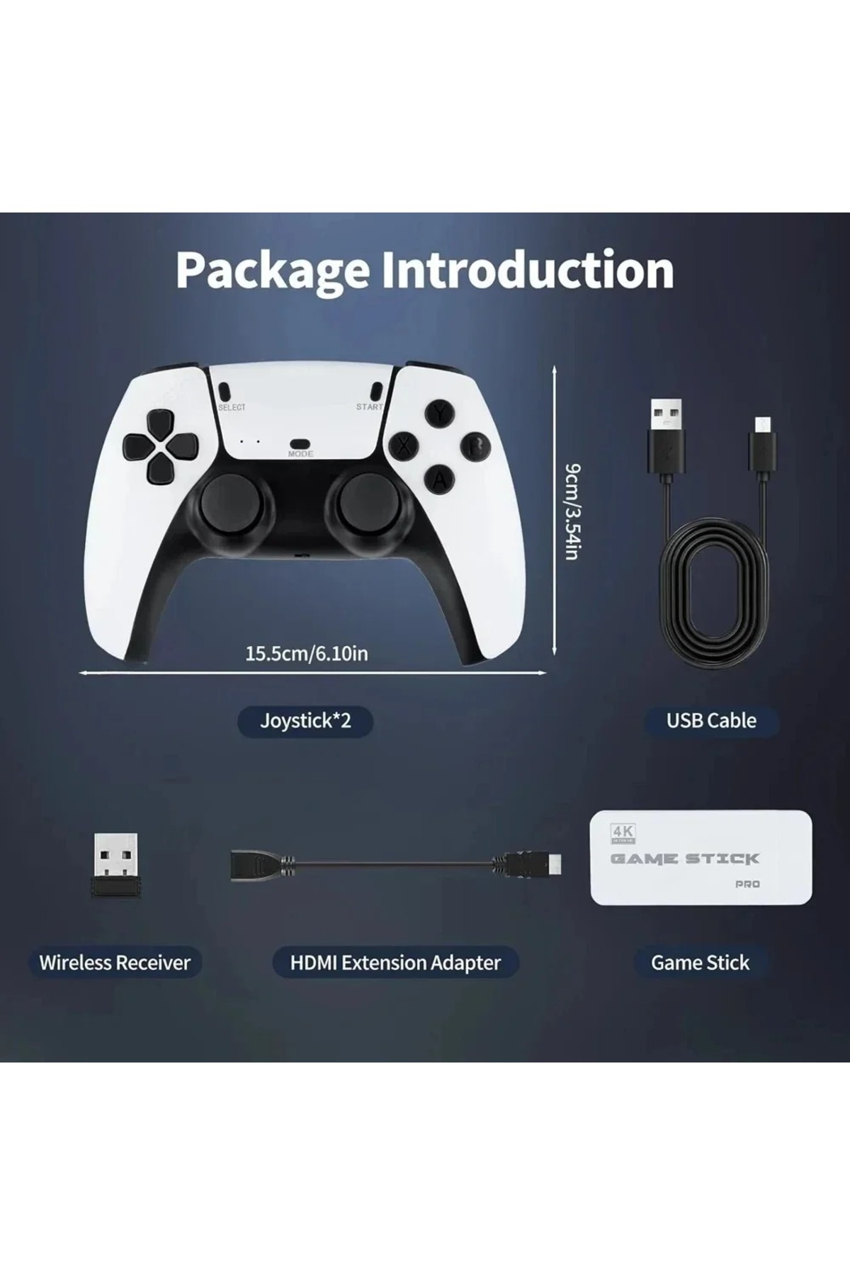 Choice-M15 Game Stick Mini TV Handheld Game Console Wireless Gamepads Video Game 64G 20000+ Retro Game H... 6