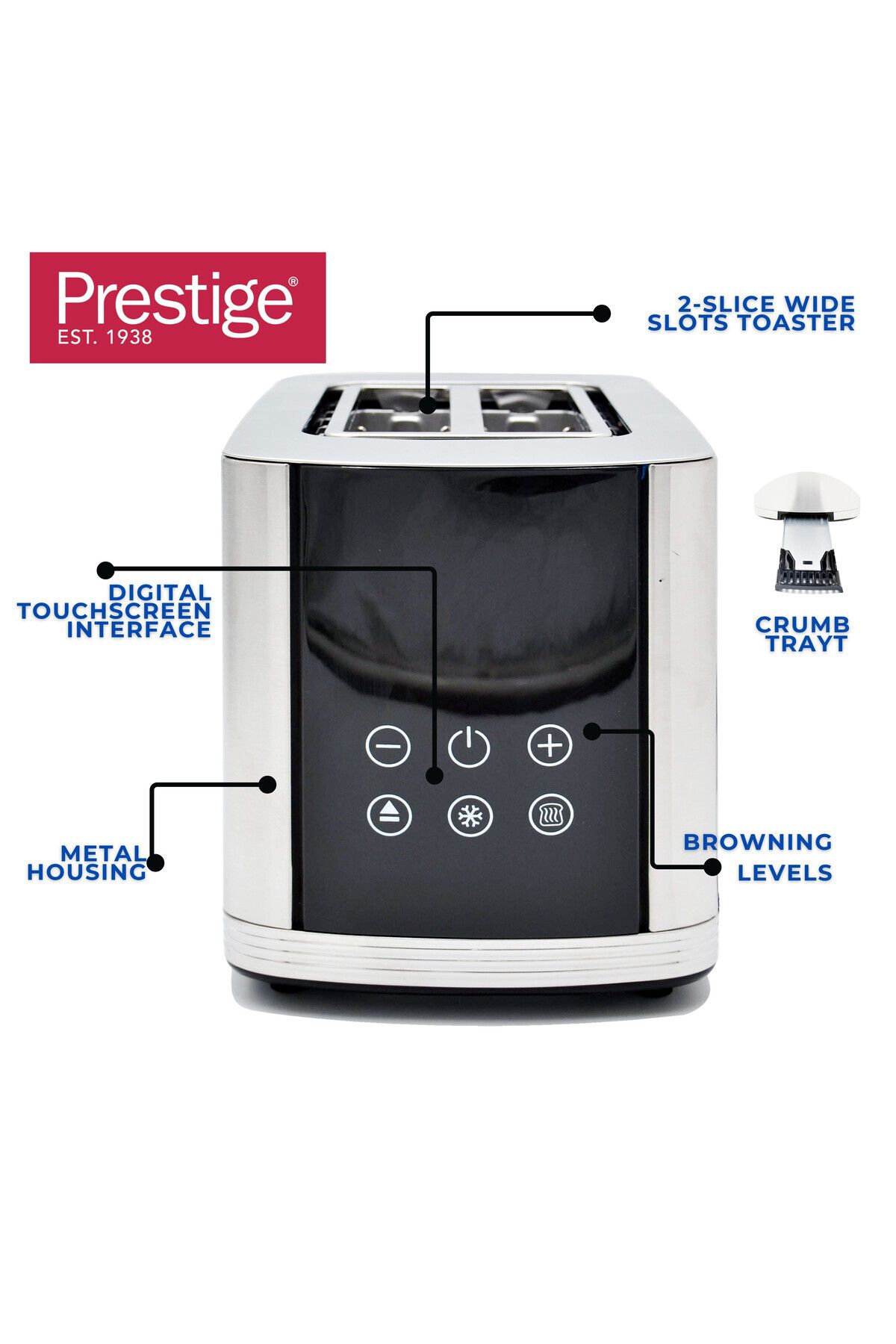 Prestige-2 Slice Touchscreen Toaster with Easy Touch Technology  PR81535 4
