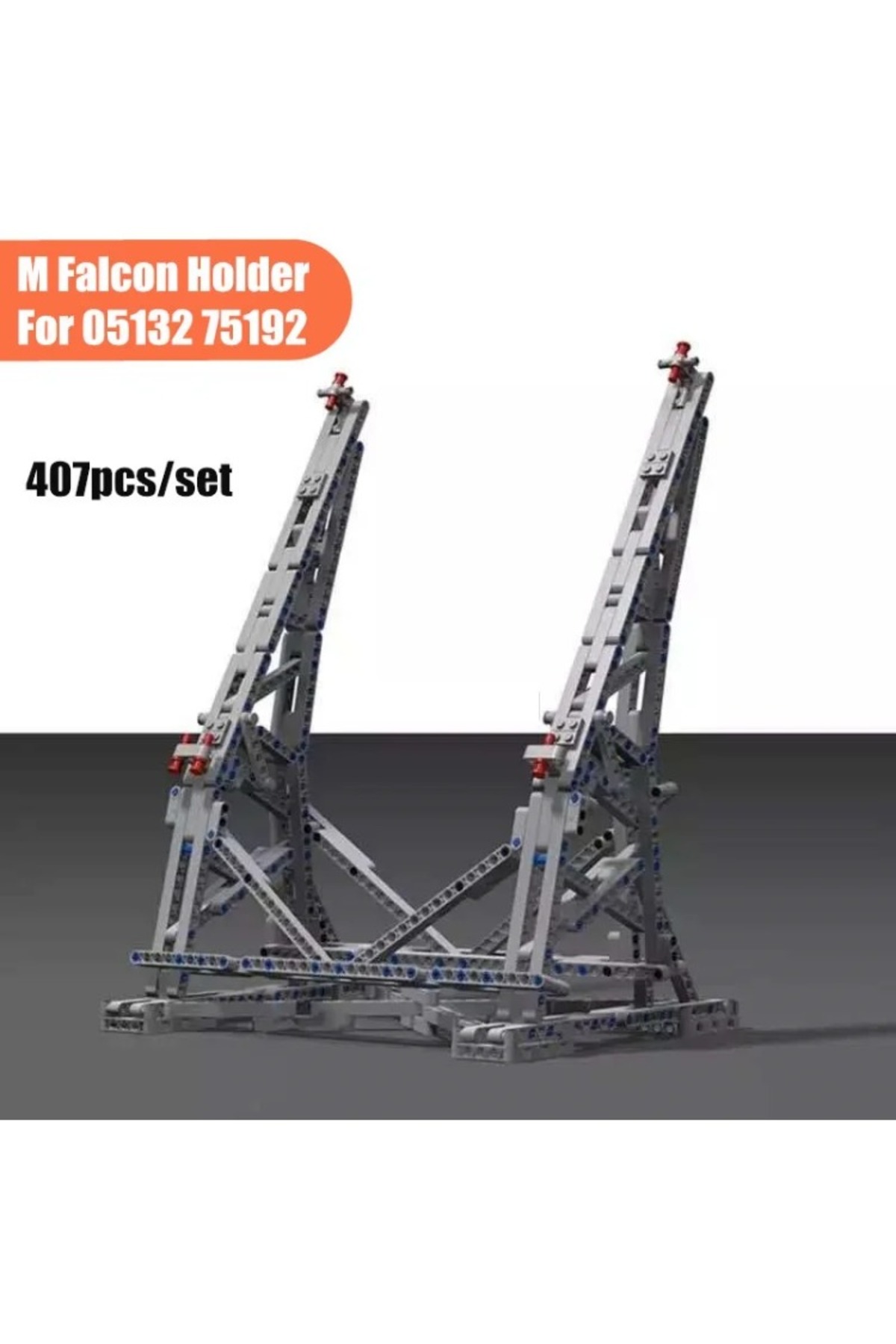 دفترچه راهنمای PDF پایه نمایش عمودی برای Ultimate Millennium 75192 Falcon سازگار با 05132 Star T