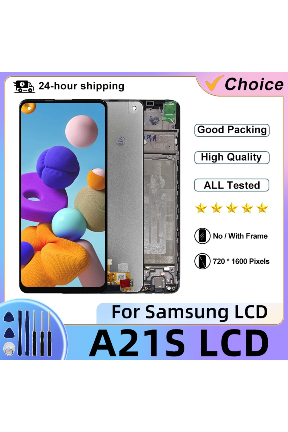 Choice-For Samsung Galaxy A21S LCD Display A217 LCD SM-A217M/DS Touch Screen Digitizer For SM-A217F/DS D... 2