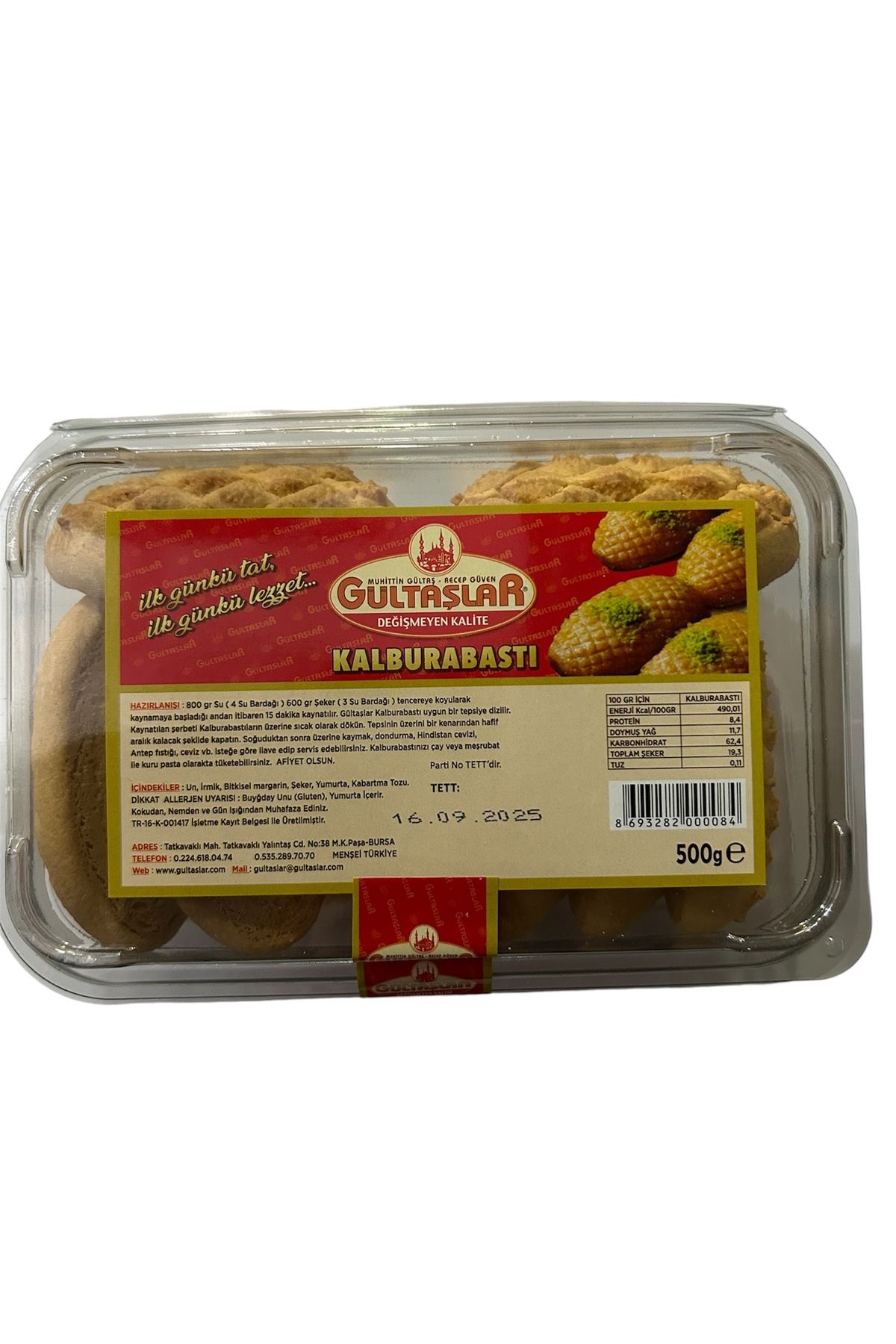 GÜLTAŞLAR Kalburabastı (500 gr)