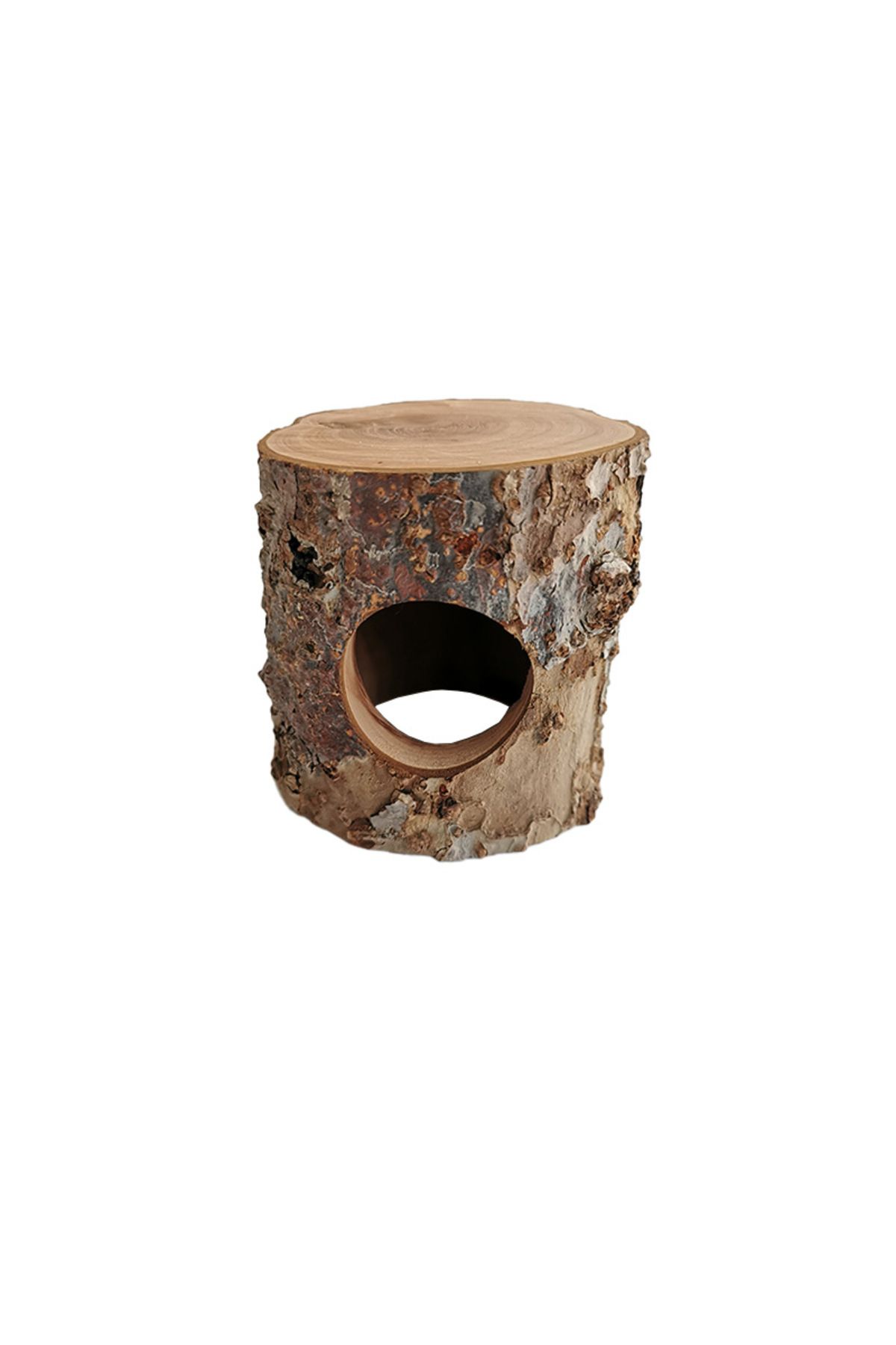 Choice-Hamster Escape Nest Wooden Nest Natural Teeth Grinding Supplies Golden Wire Bear Tree Cave Landsc... 7