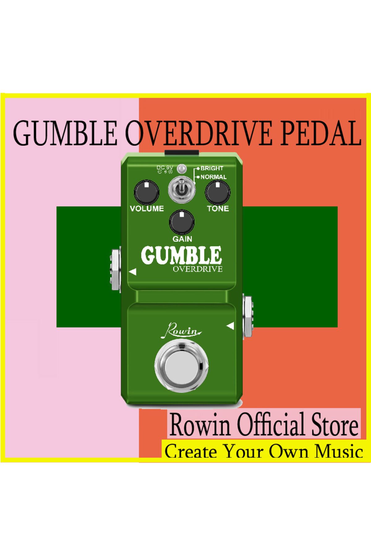 Choice-Rowin LN-315 Gumbler OverDrive Guitar Dumbler Pedal Replicates The Unique Tones Of The Legendary ... 2