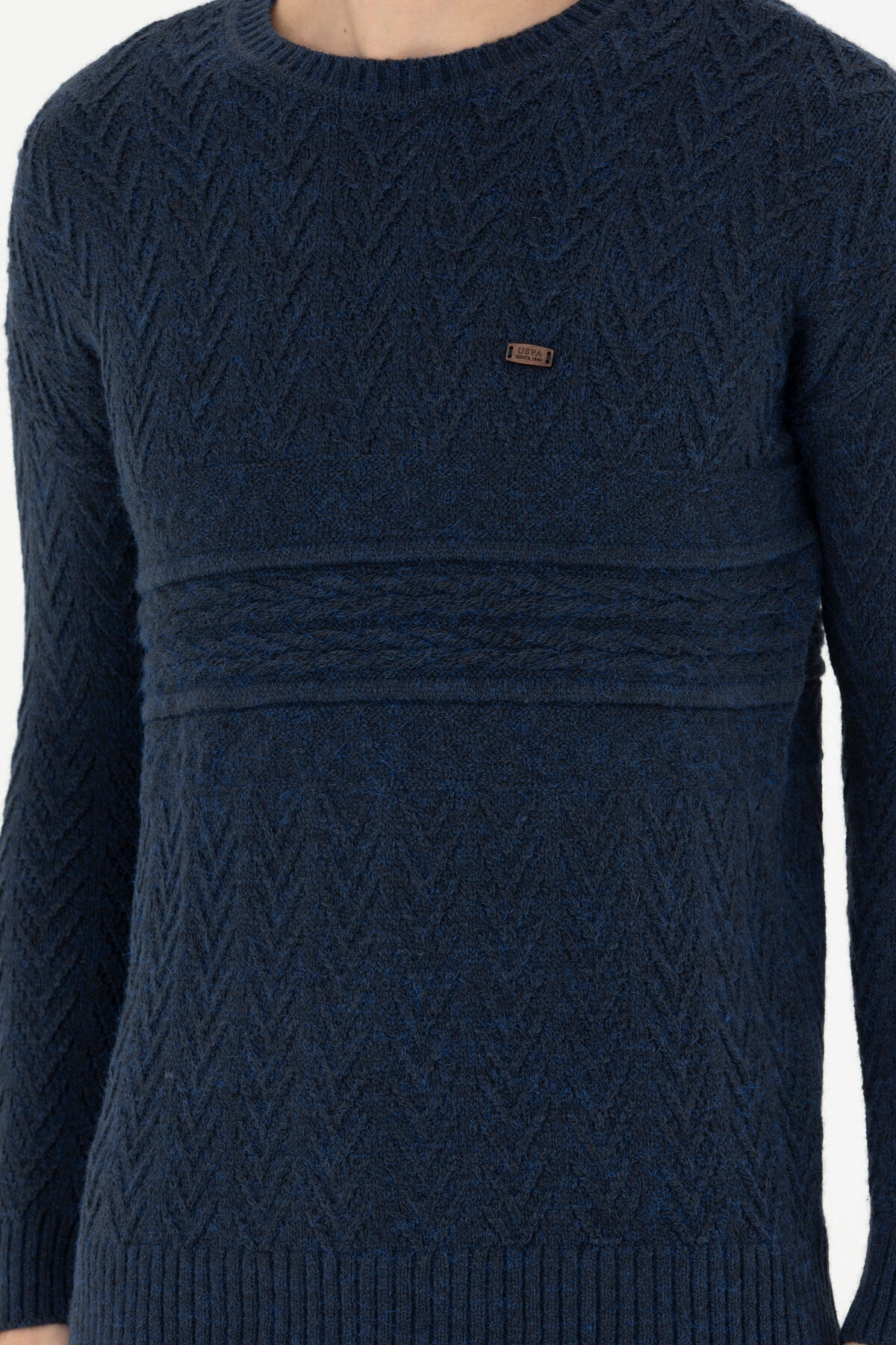 U.S. Polo Assn.  Erkek Lacivert Kazak 50271046-VR033 - Görsel 6