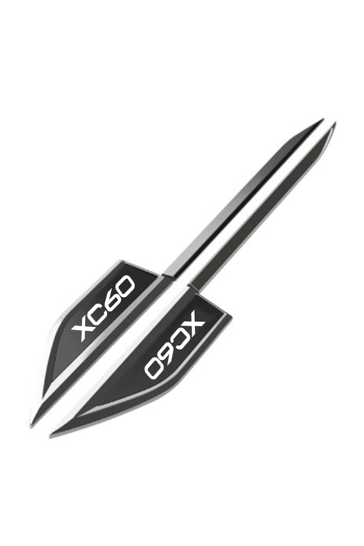 Choice-3D Metal Epoxy Car Side Body Fender Knife Badge Stickers  Emblem Badge Decals for Volvo S60 S90 X... 1