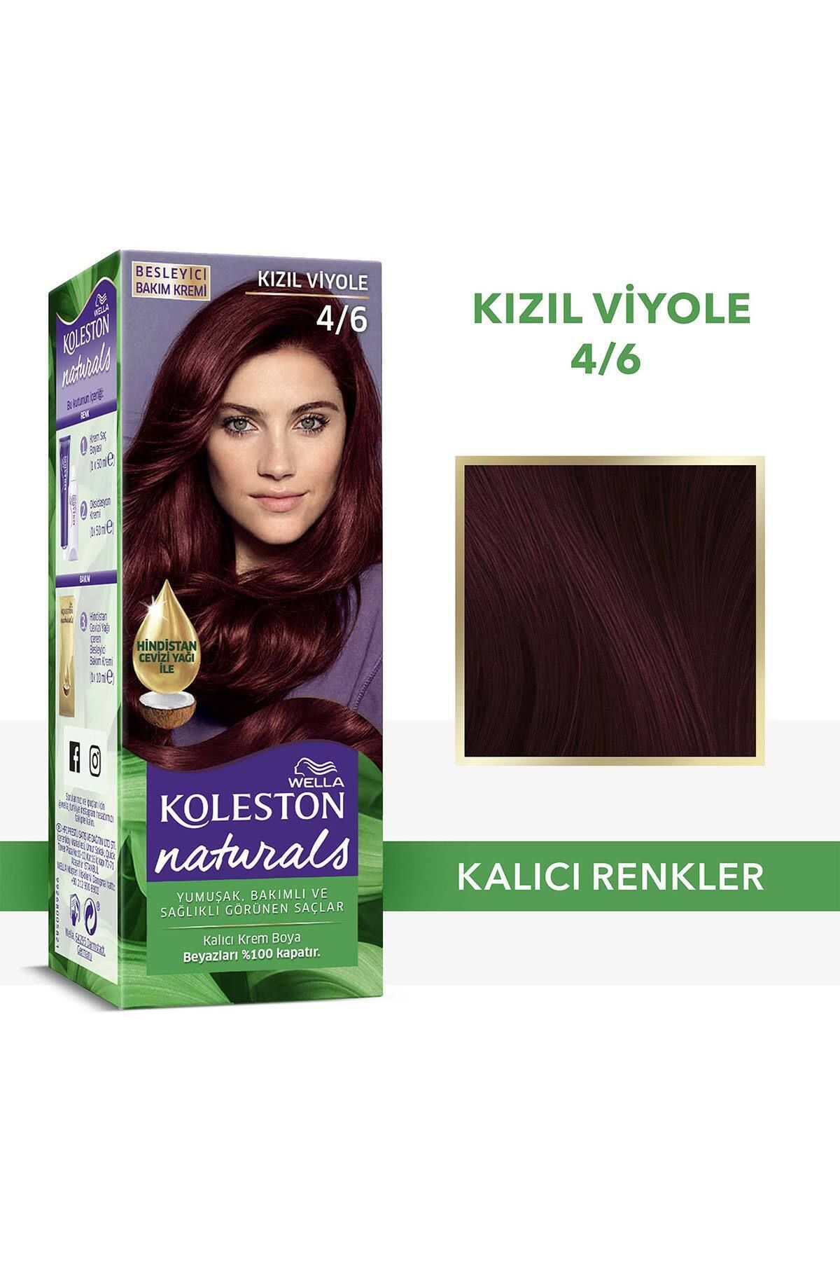 Koleston Naturals Saç Boyası 4/6 Kızıl Viyole