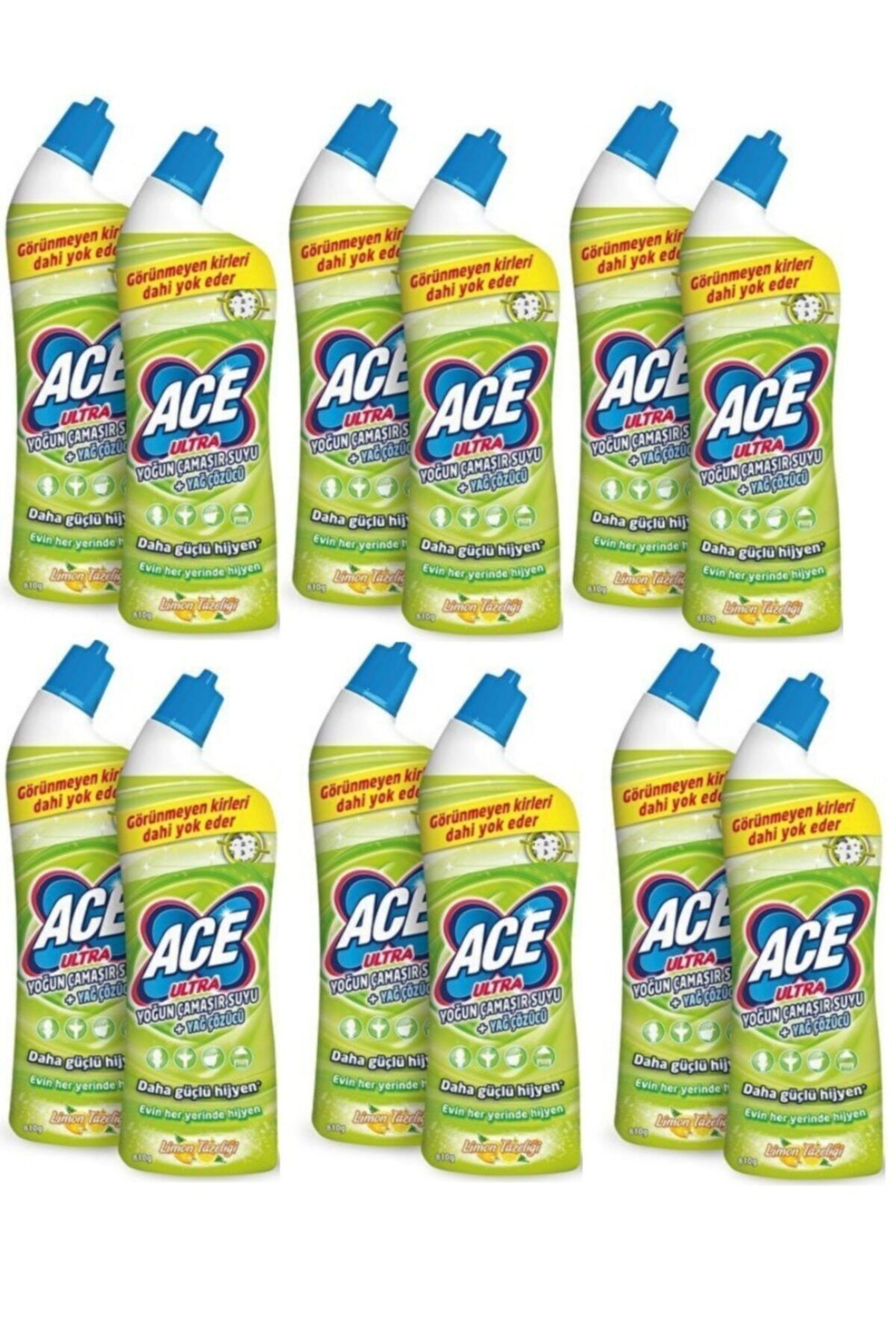 ACE 750ml Ultra Power Jel Limon Tazeliği X12 Adet