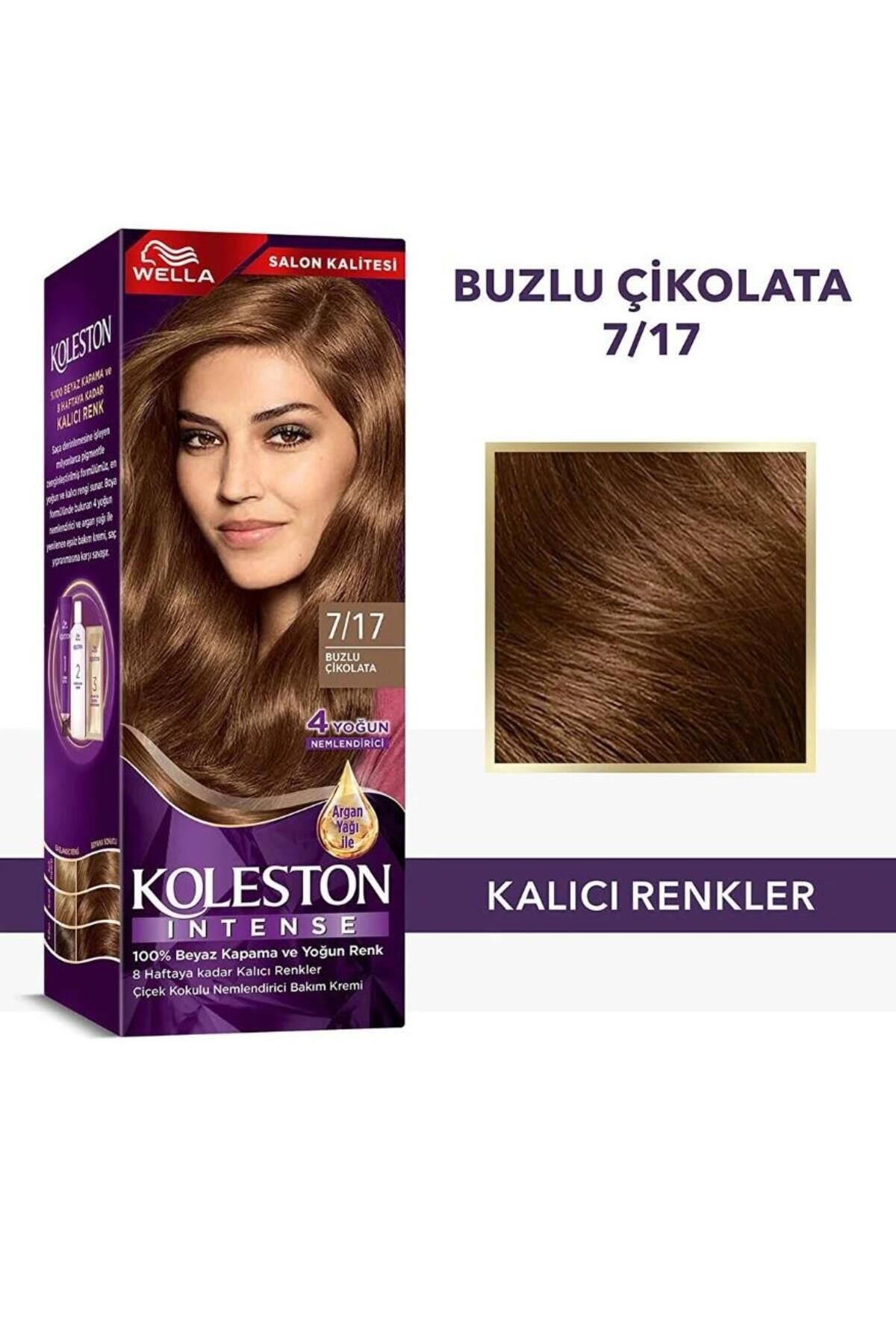 Koleston Intense Saç Boyası 7/17 Buzlu Çikolata