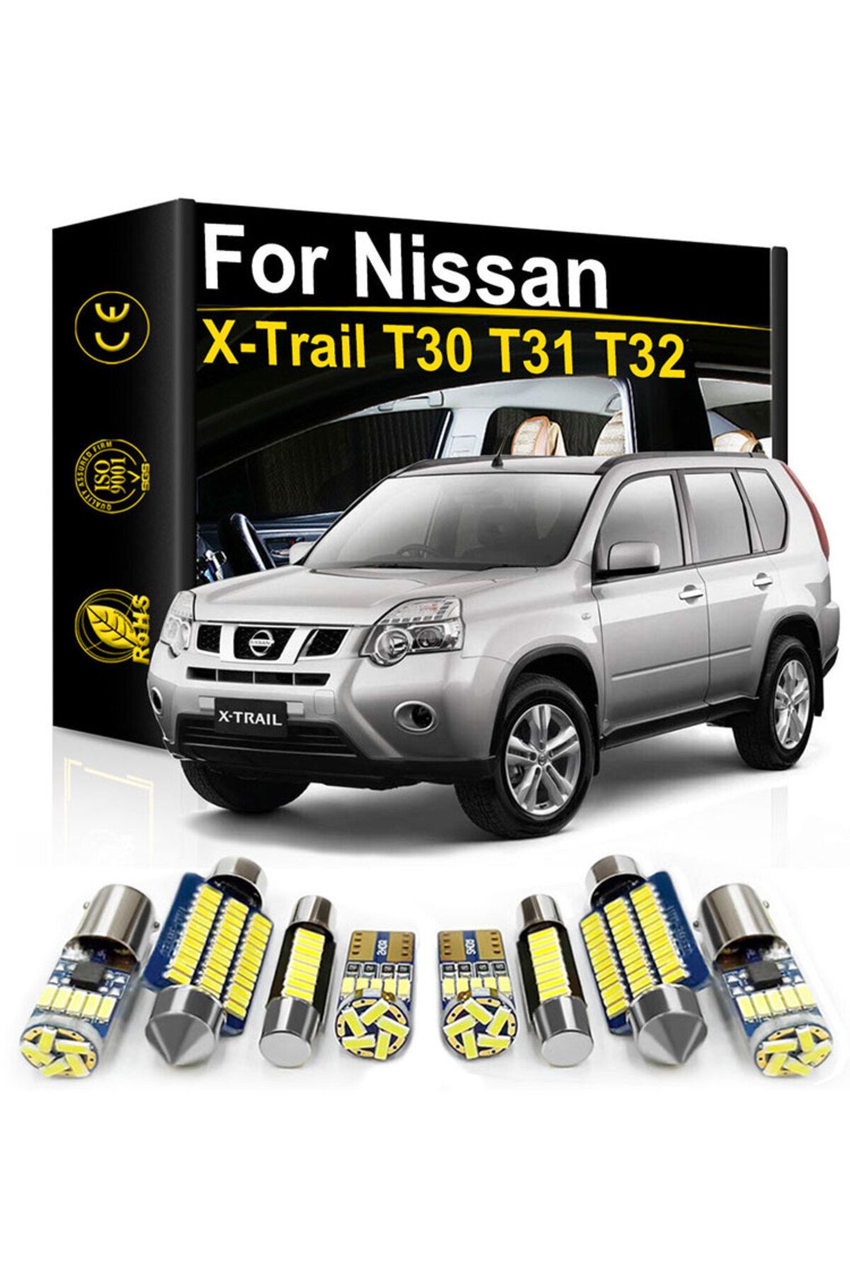 Choice-Car Interior LED Light For Nissan XTrail X Trail T32 T31 T30 2002 2010 2011 2012 2013 2014 2015 2... 8