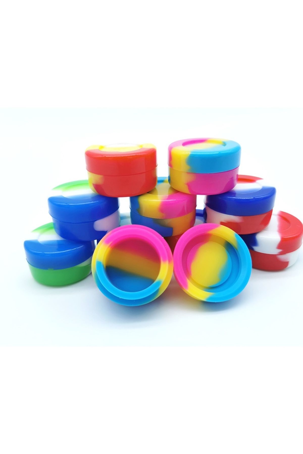 Choice-5/26ML Silicone Multi-purpose Storage Boxes with Lid Pill Capsule Cream Small Objects Holder Mini... 5