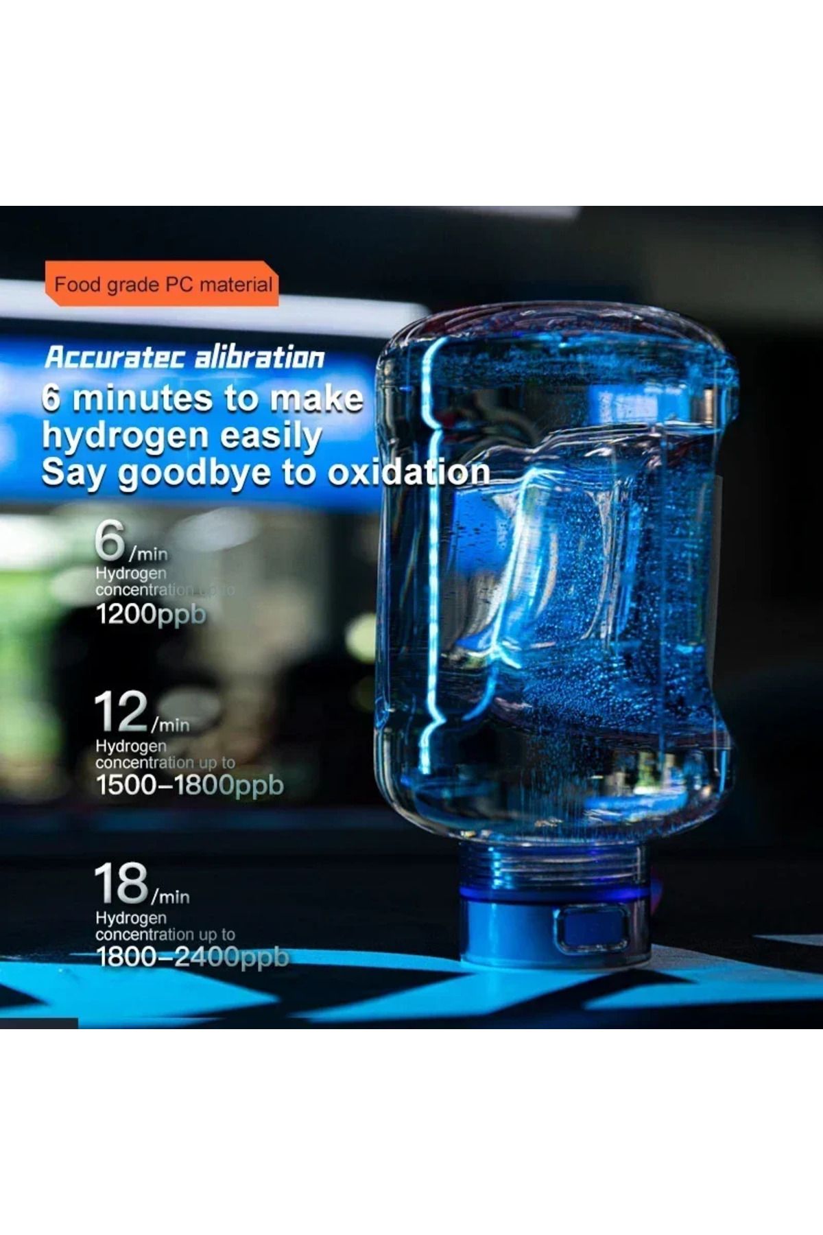 Choice-Hydrogen Water Bottle 1.5L Hydrogen Rich Portable Sports Water Bottle Rich Molecular Hydrogen Wat... 4