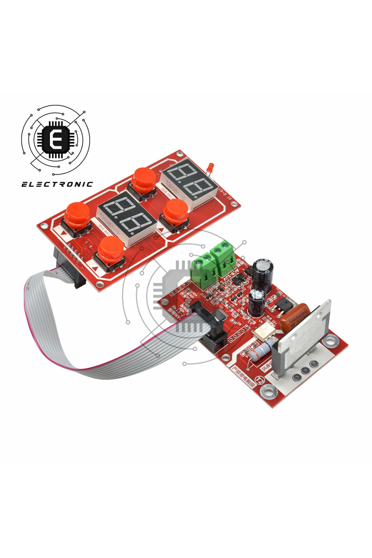 Choice-NY-D04 40A/100A Dual Display Spot Welding Machine Transformer Spot Welder Controller Panel Board ... 3