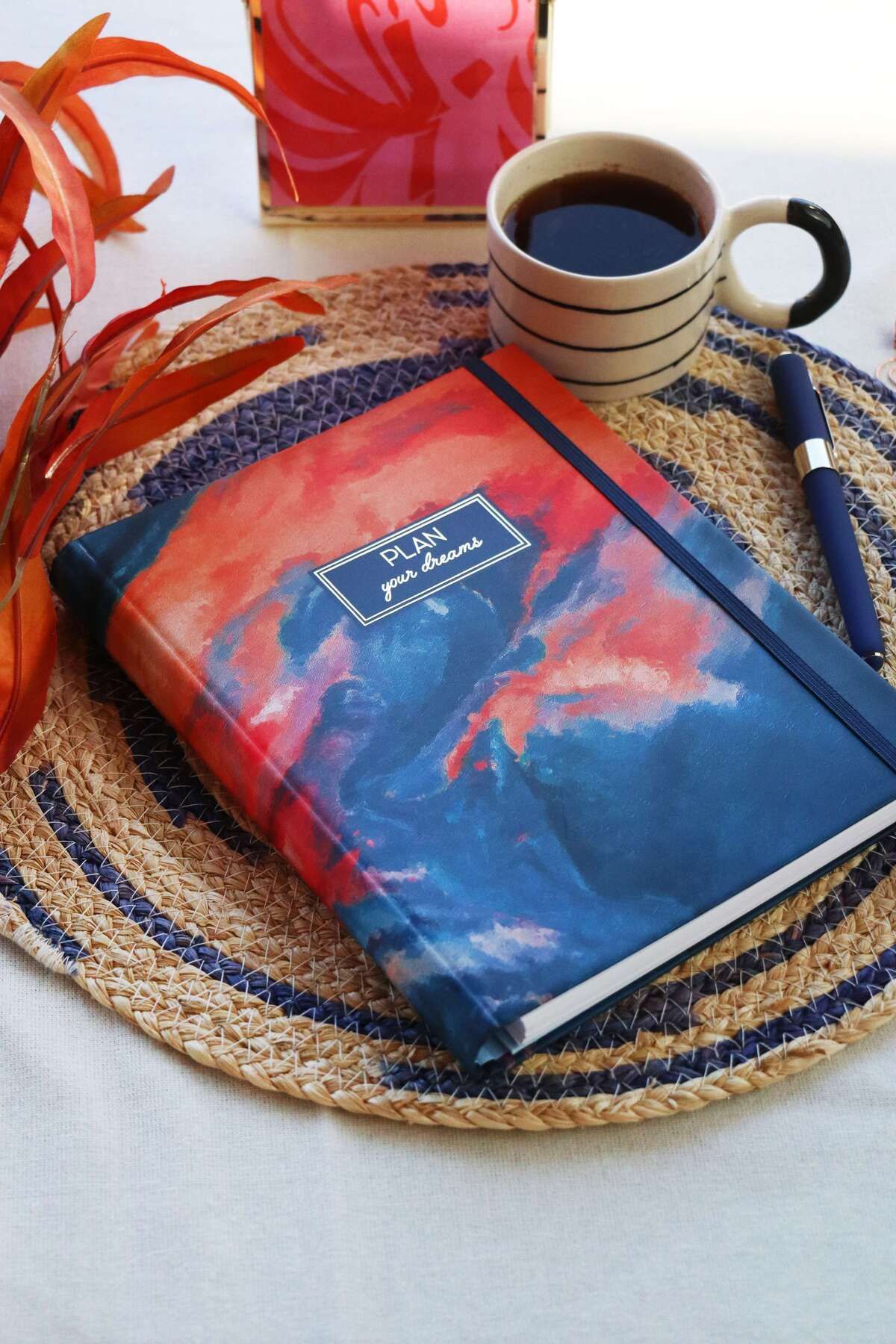 Victoria's Journals 17x24 Cm Agenda Planificator Fără Timp Cu Spirală Ascunsă - Mărime unică