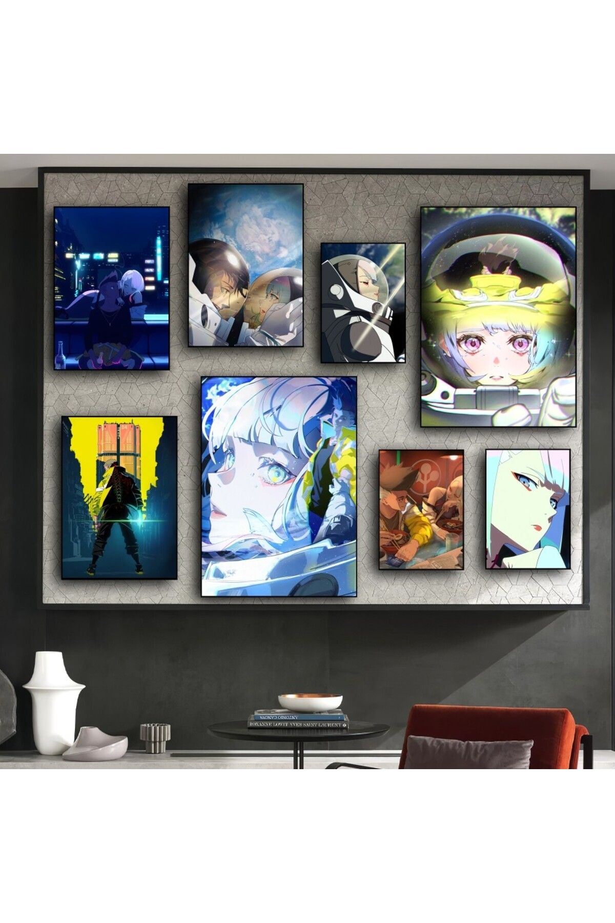 Choice-Cyberpunk Edgerunners Anime Poster Prints Wall Pictures Living Room Home Decoration 2
