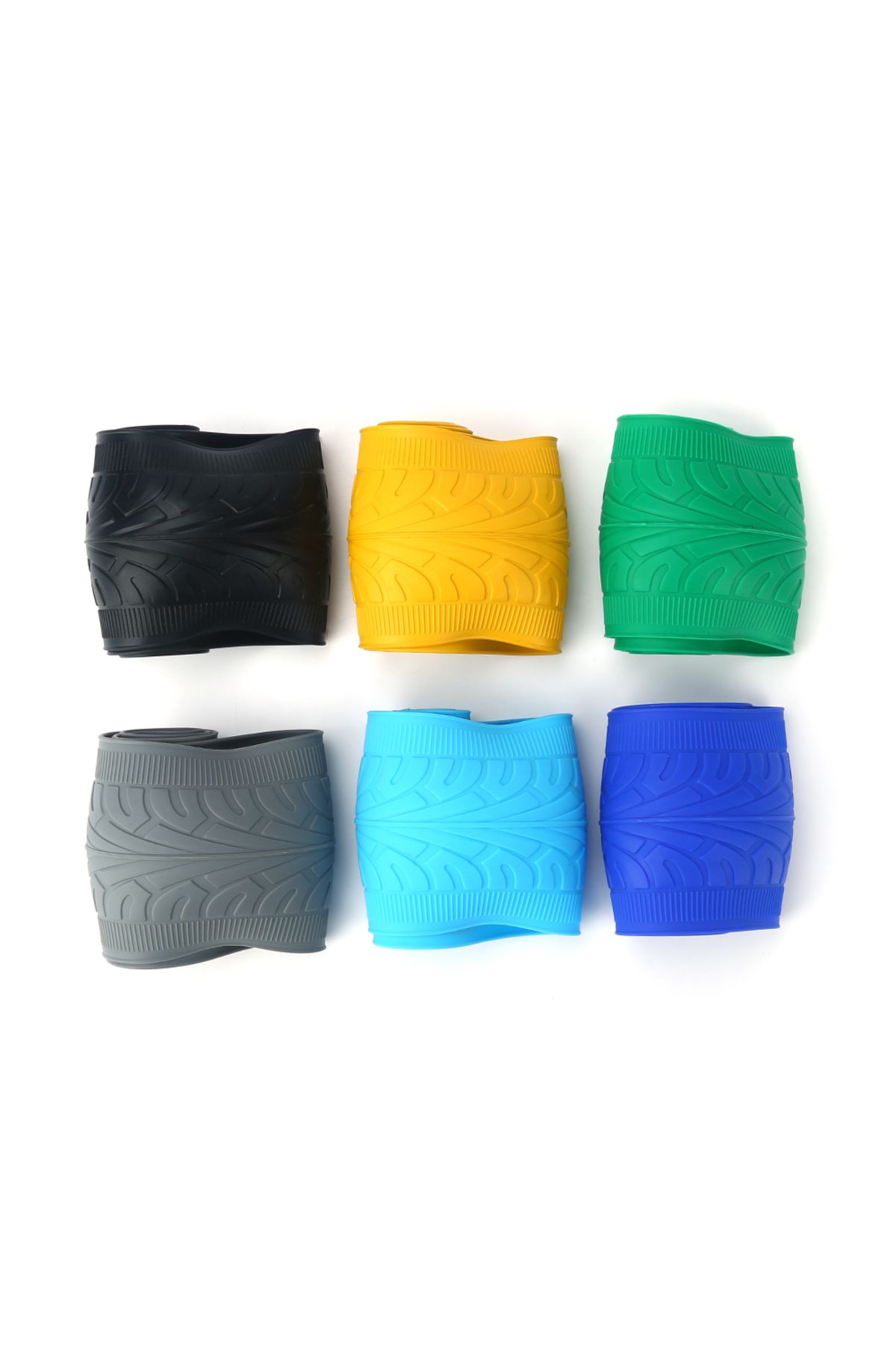 Choice-Universal Car Silicone Steering Wheel Cover Tire Texture Soft Steering Wheel Automobiles Accessories 6
