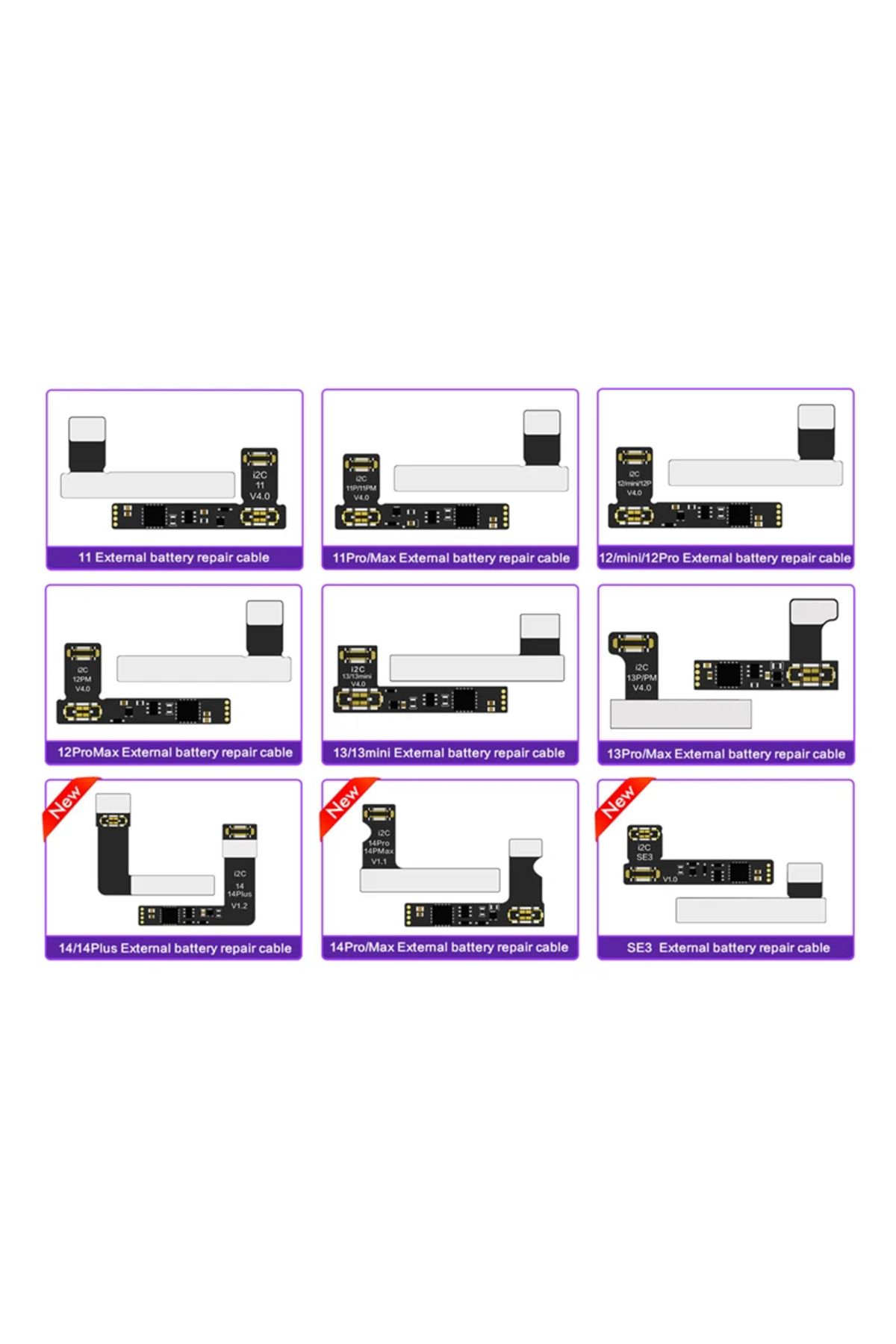 Choice-i2C BR-13 Battery Flex Cable Data Corrector For iPhone 11 12Pro 13 14 Battery Calibration Capacit... 8