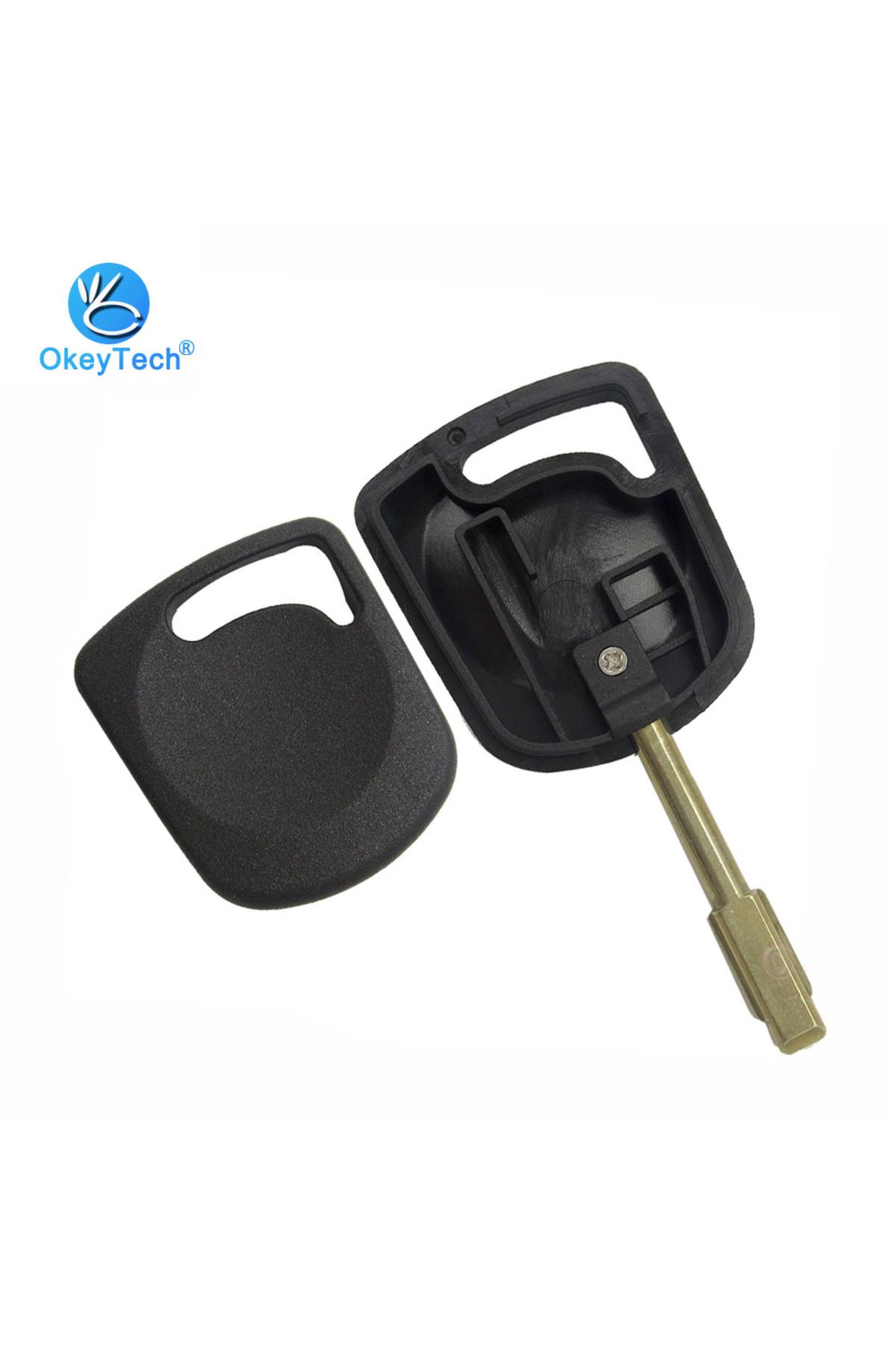 Choice-OkeyTech 5pcs/lot Transponder Key Shell No Chip FO21 Blade Cover Fob Case for Ford Focus Mondeo K... 7