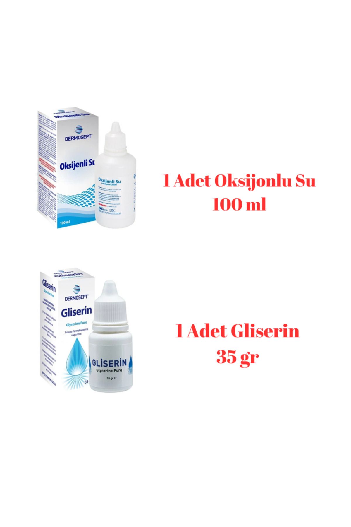 DERMOSEPT-35 Gr Glycerin + 100 ml Oxygenated Water (Set of 2) 1