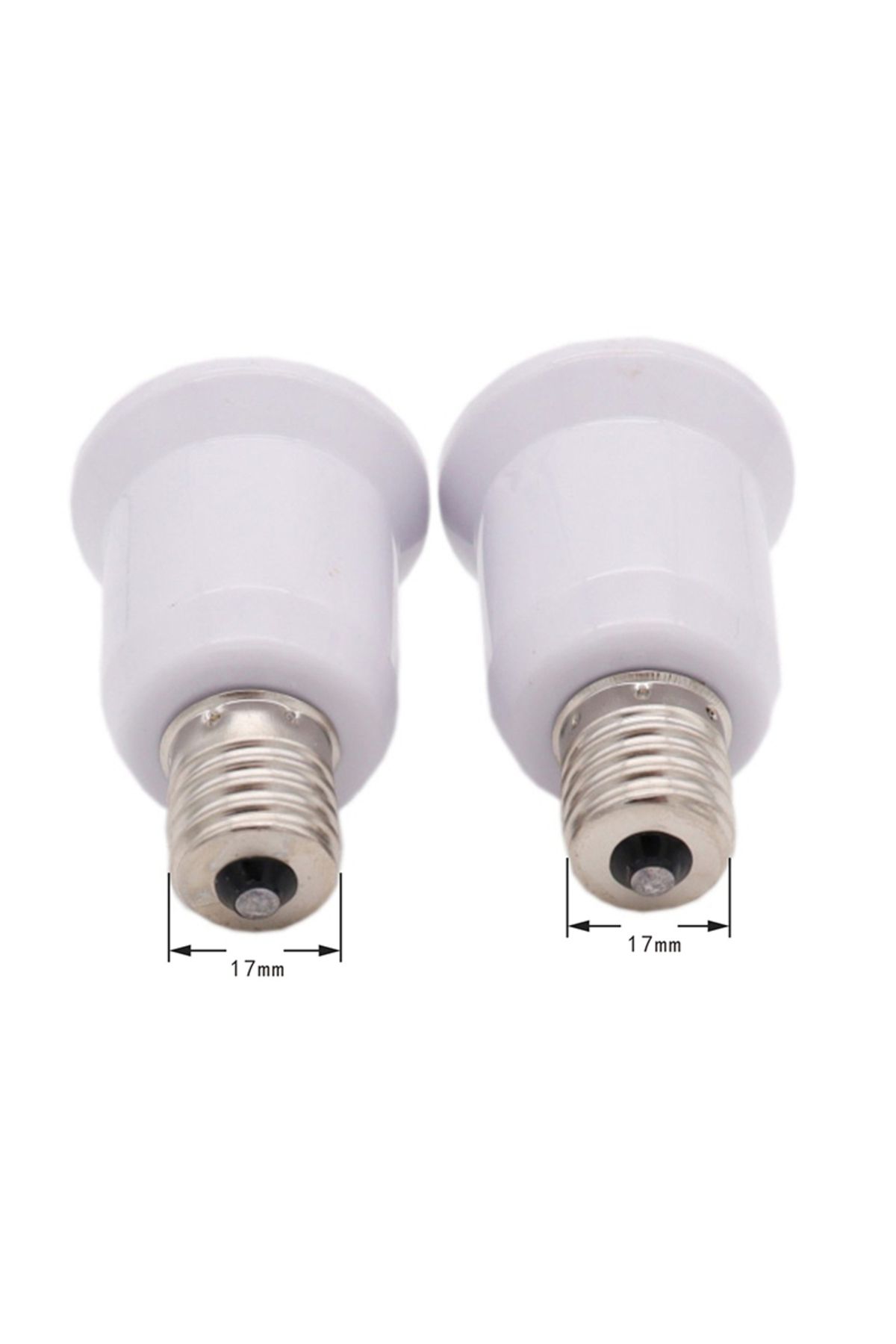 ZLinKJ-E17 Lamp Socket E17 to E27 LED Halogen CFL Light Bulb Lamp Adapter 6